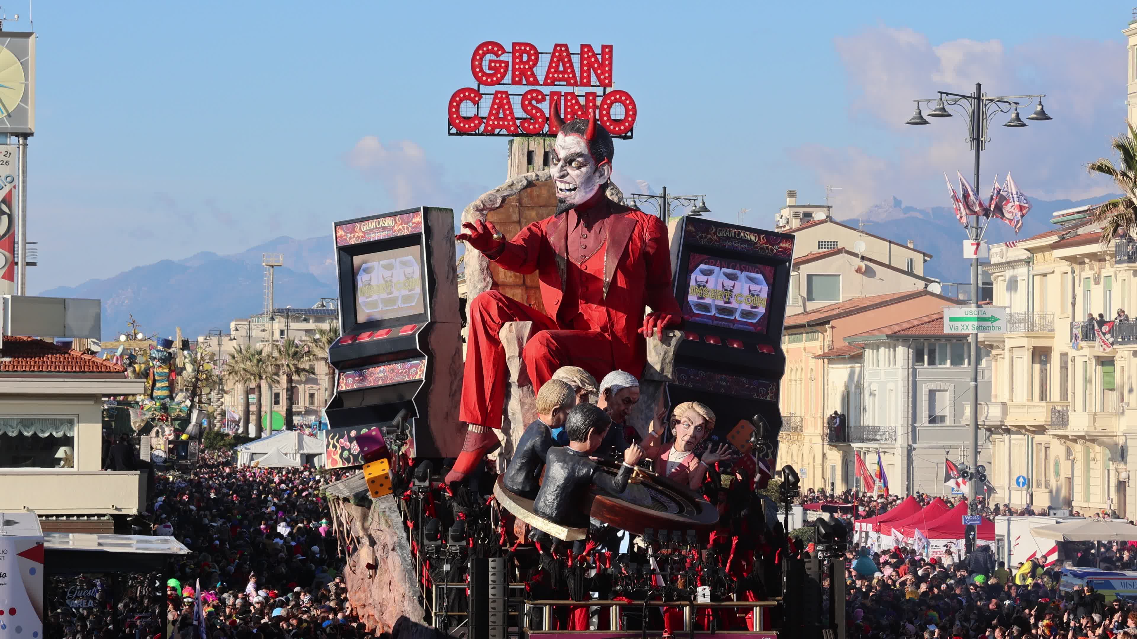 Carnival of Viareggio 2026: float parade in Italy