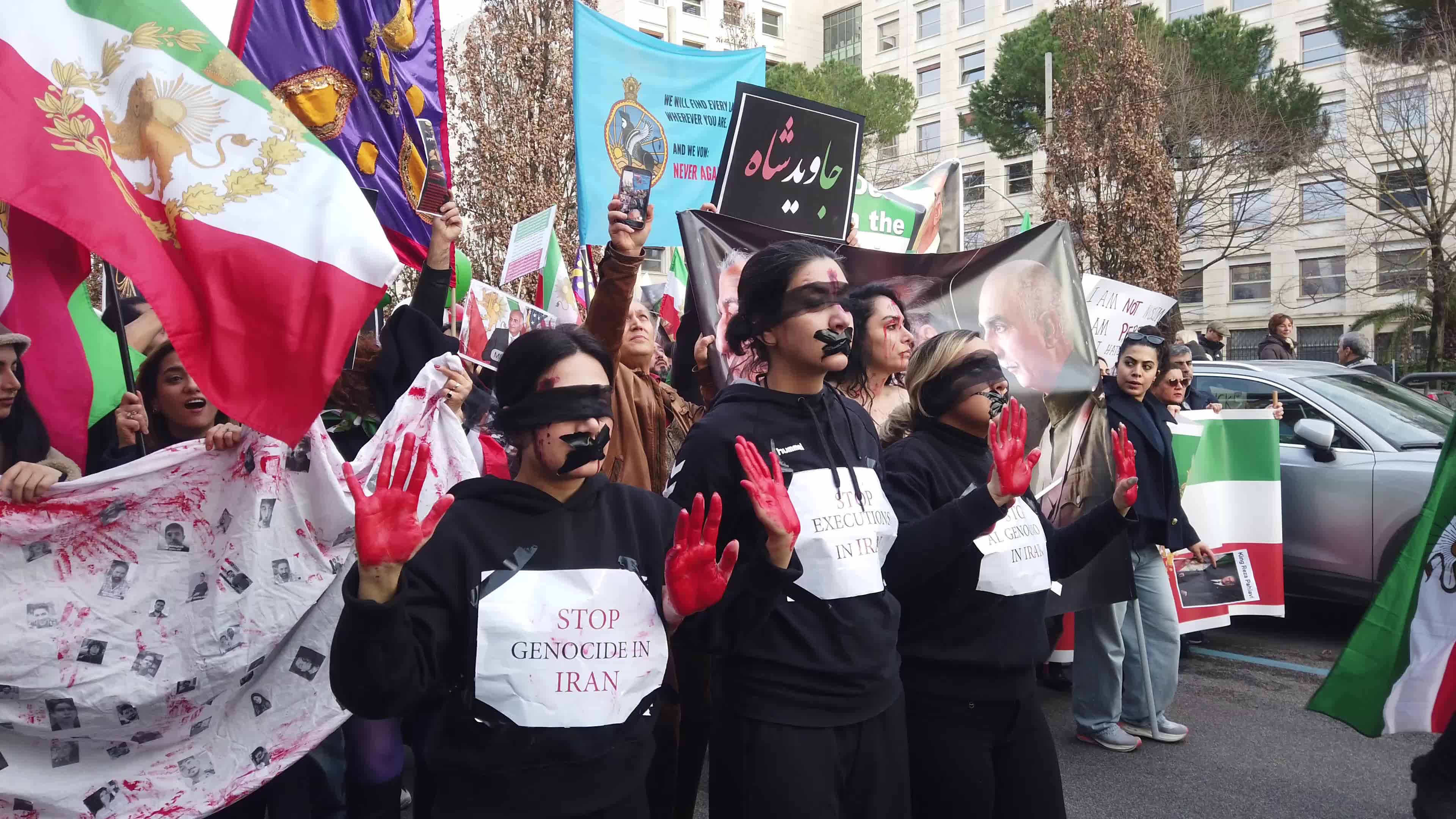 Demonstration Against The Regime In Iran 