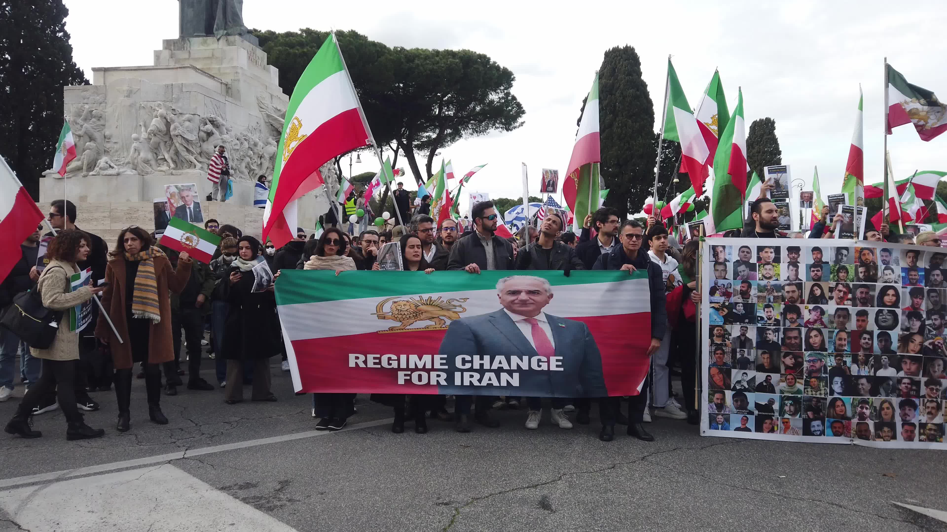 Demonstration Against The Regime In Iran 