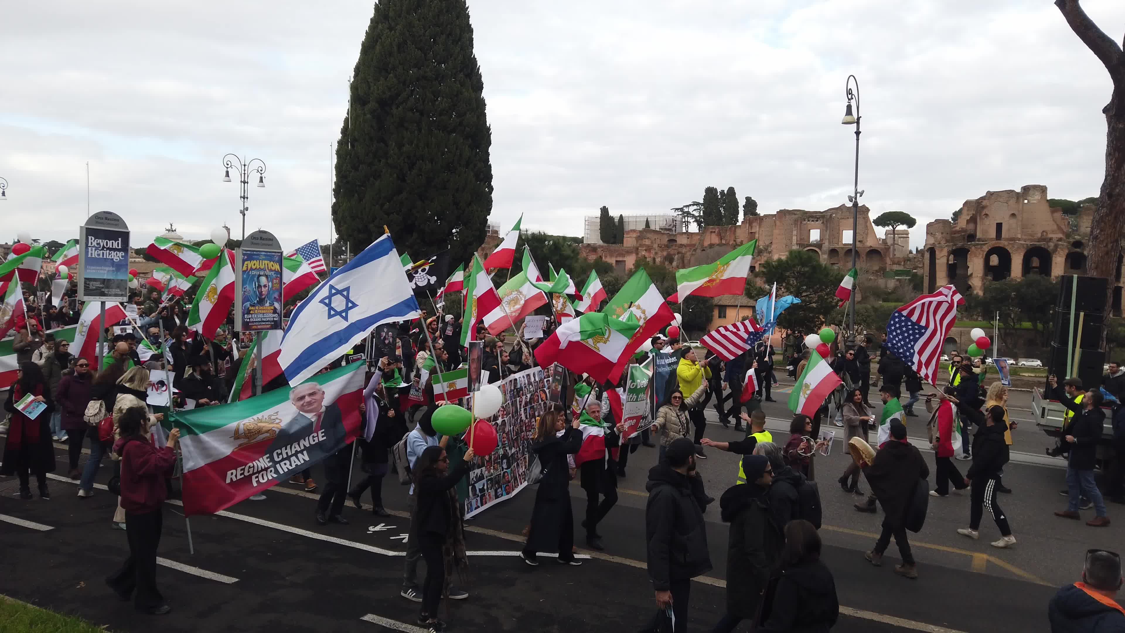 Demonstration Against The Regime In Iran 