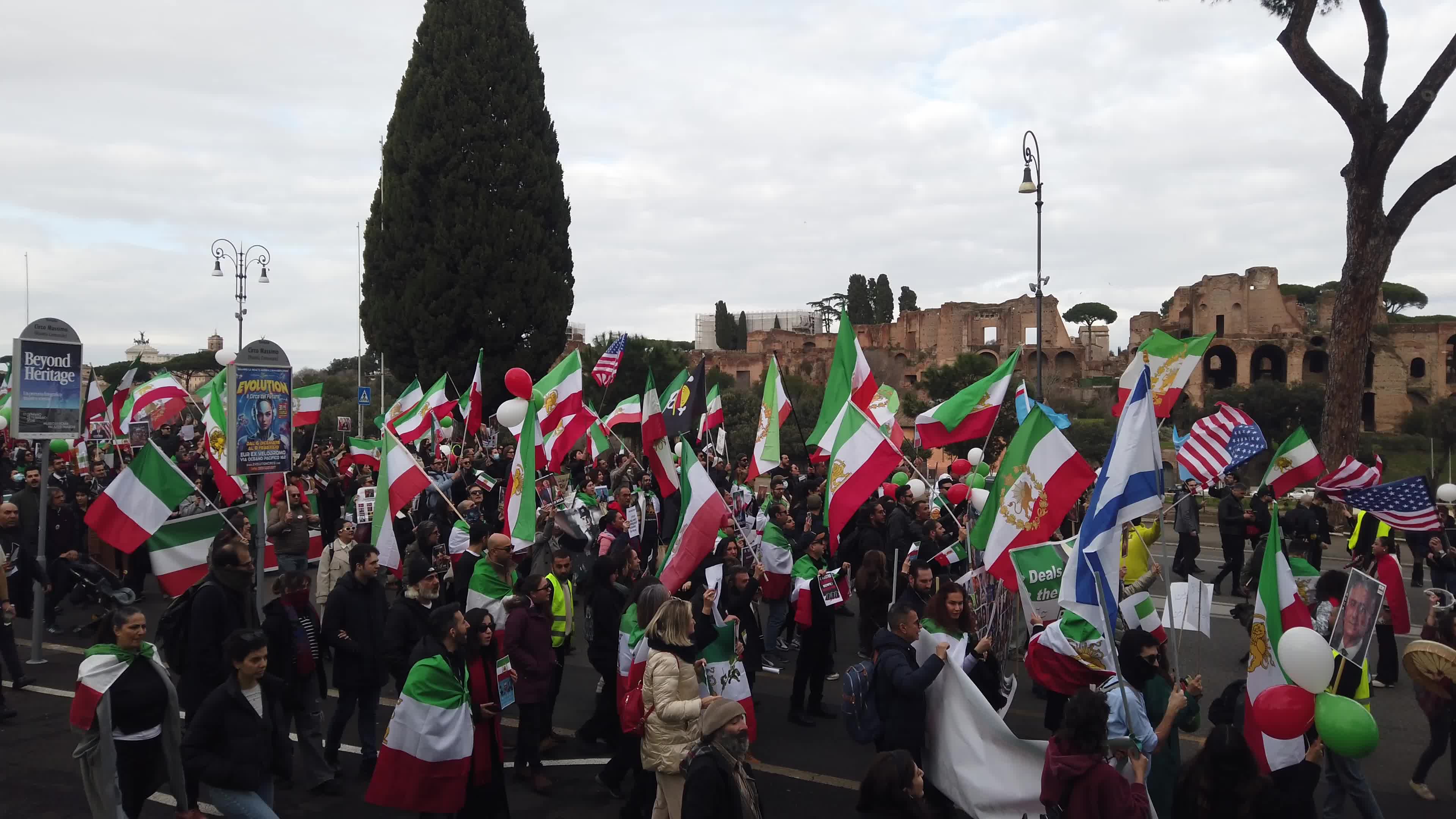 Demonstration Against The Regime In Iran 