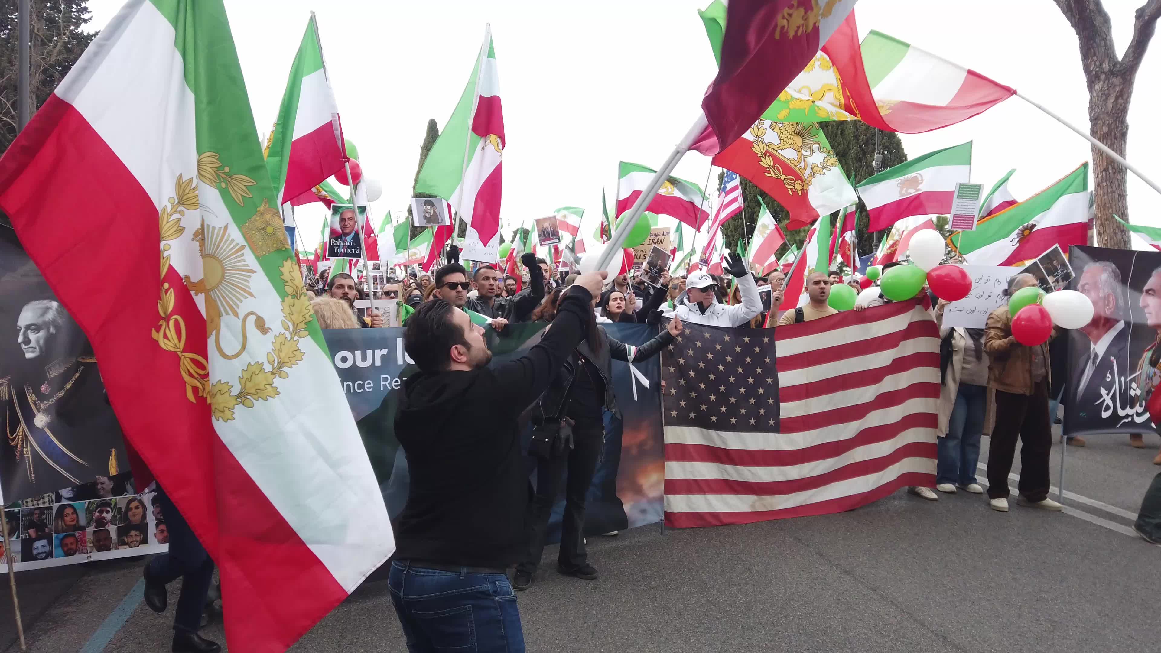 Demonstration Against The Regime In Iran 