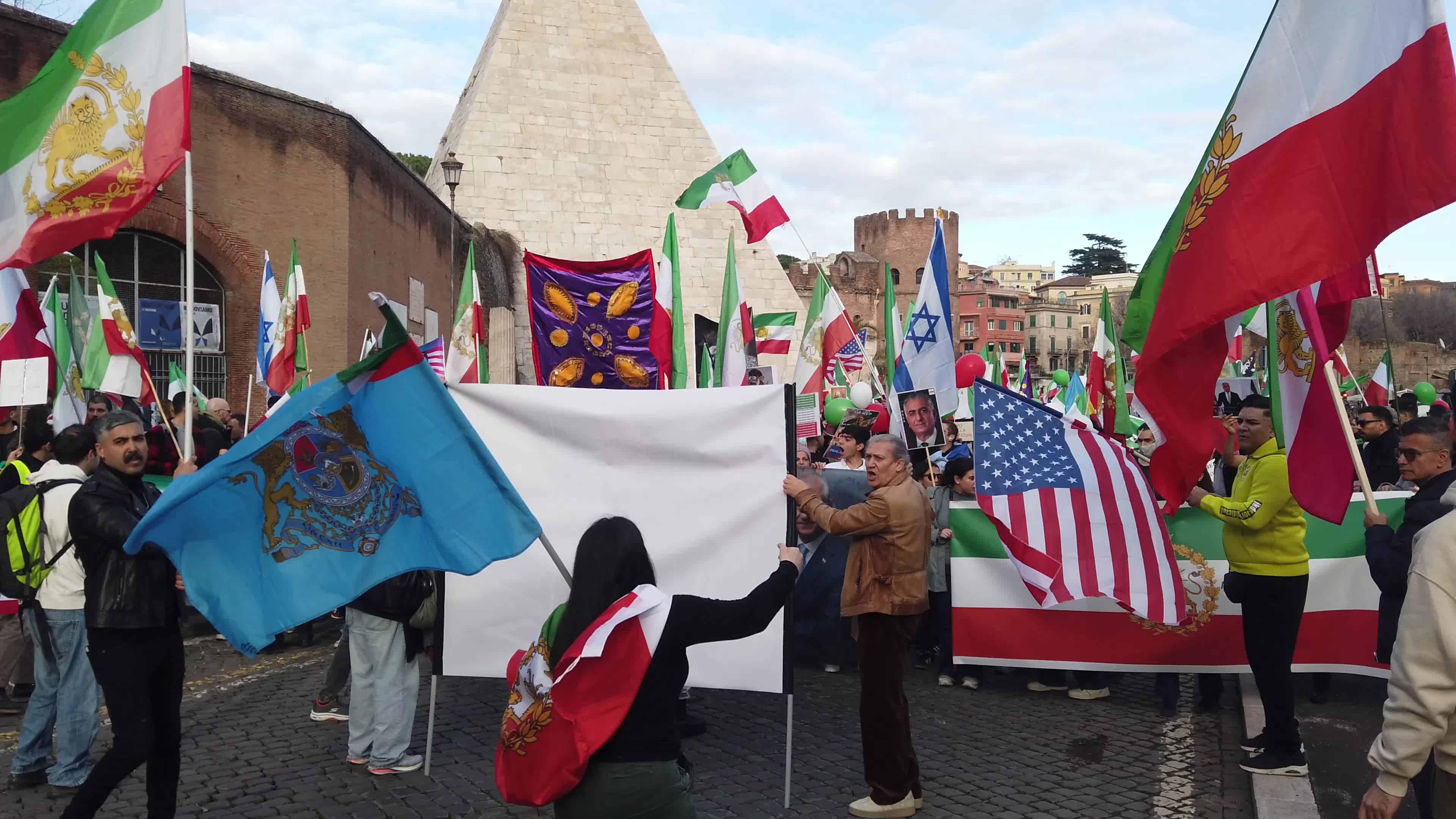 Demonstration Against The Regime In Iran 