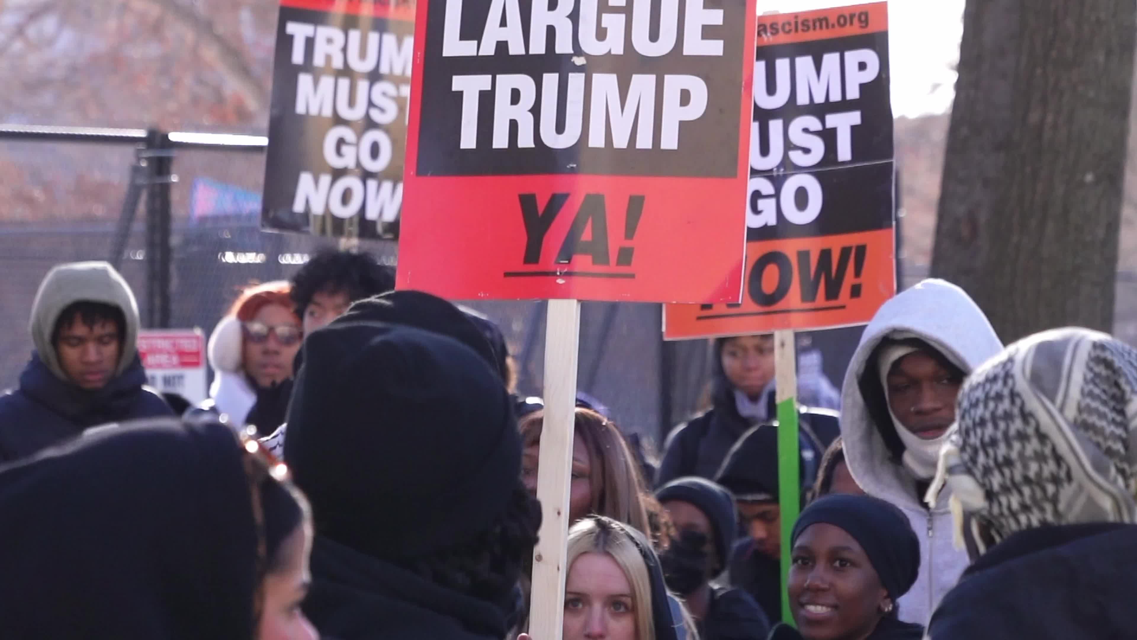 Protest Against ICE In Washington DC