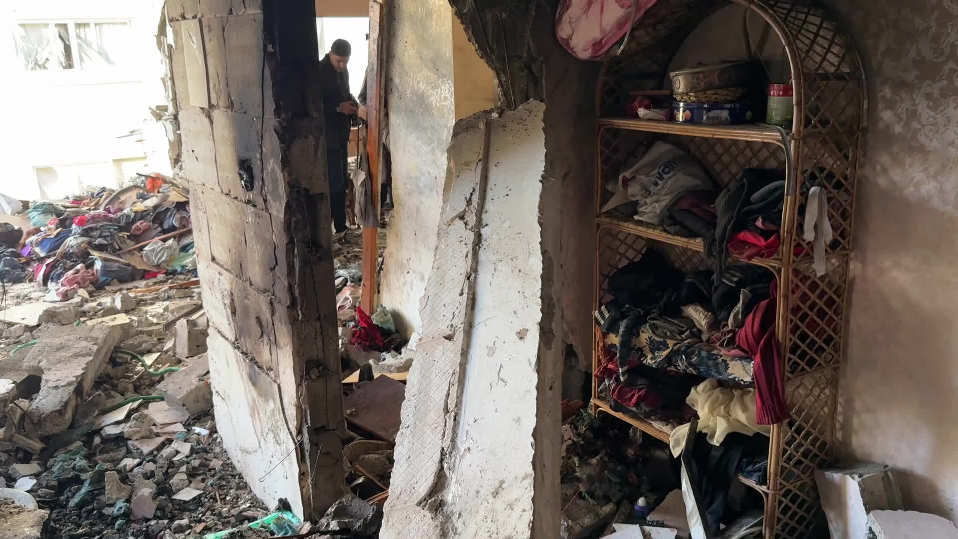 Aftermath of ISraeli Airstrike In Gaza, Palestine