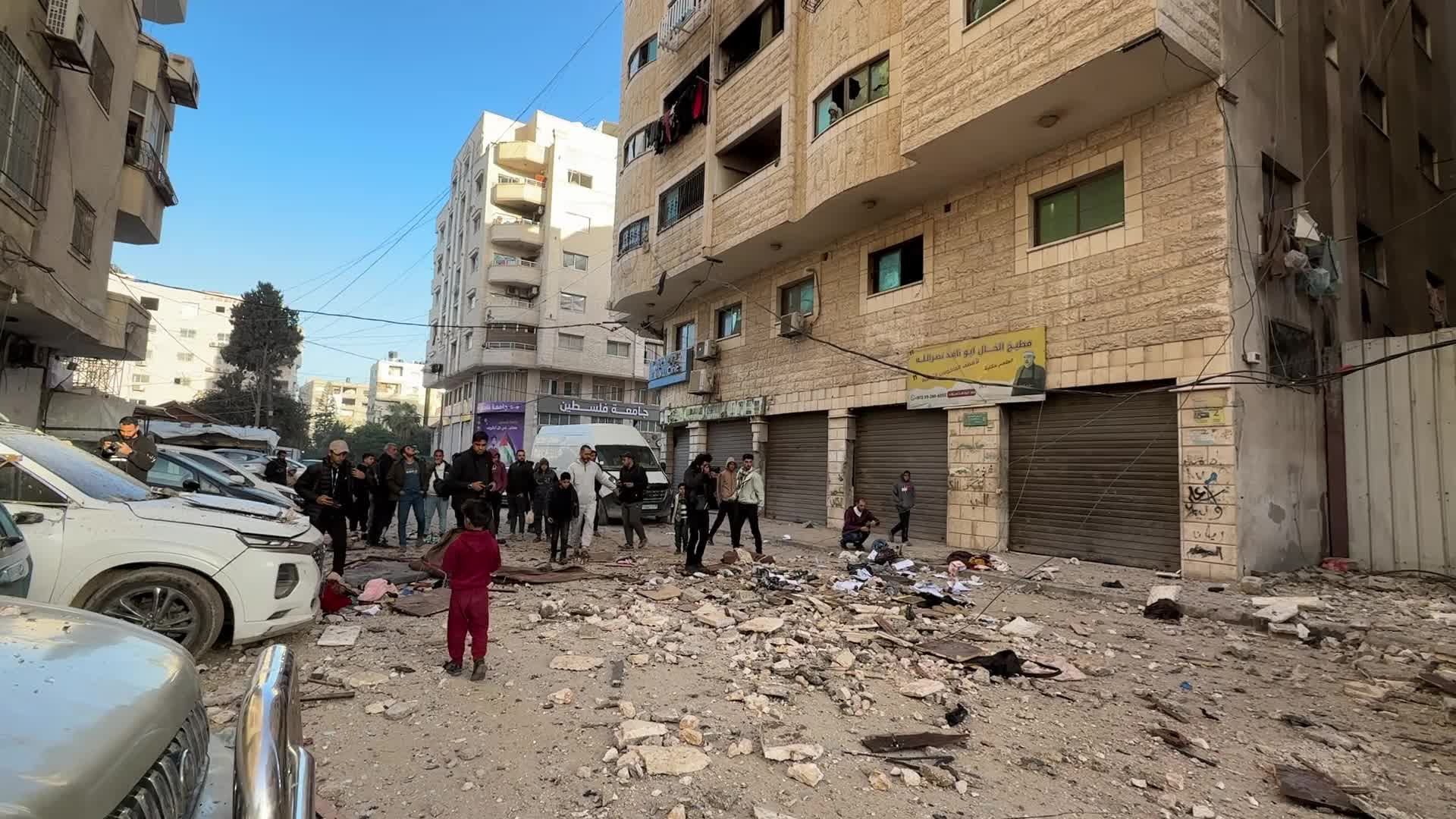 Aftermath of ISraeli Airstrike In Gaza, Palestine