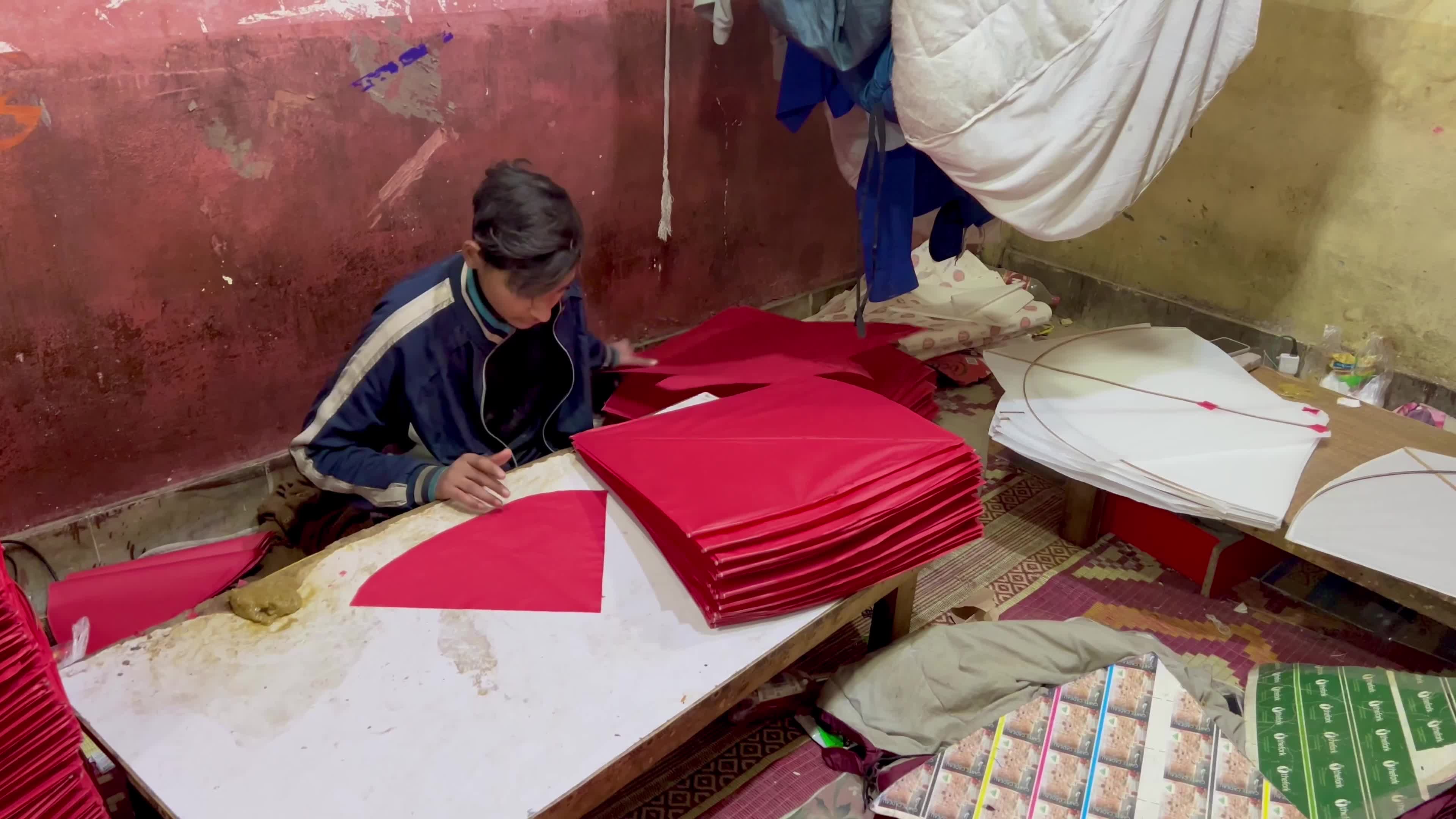 Preparations for upcoming sprint Basant festival in Pakistan 