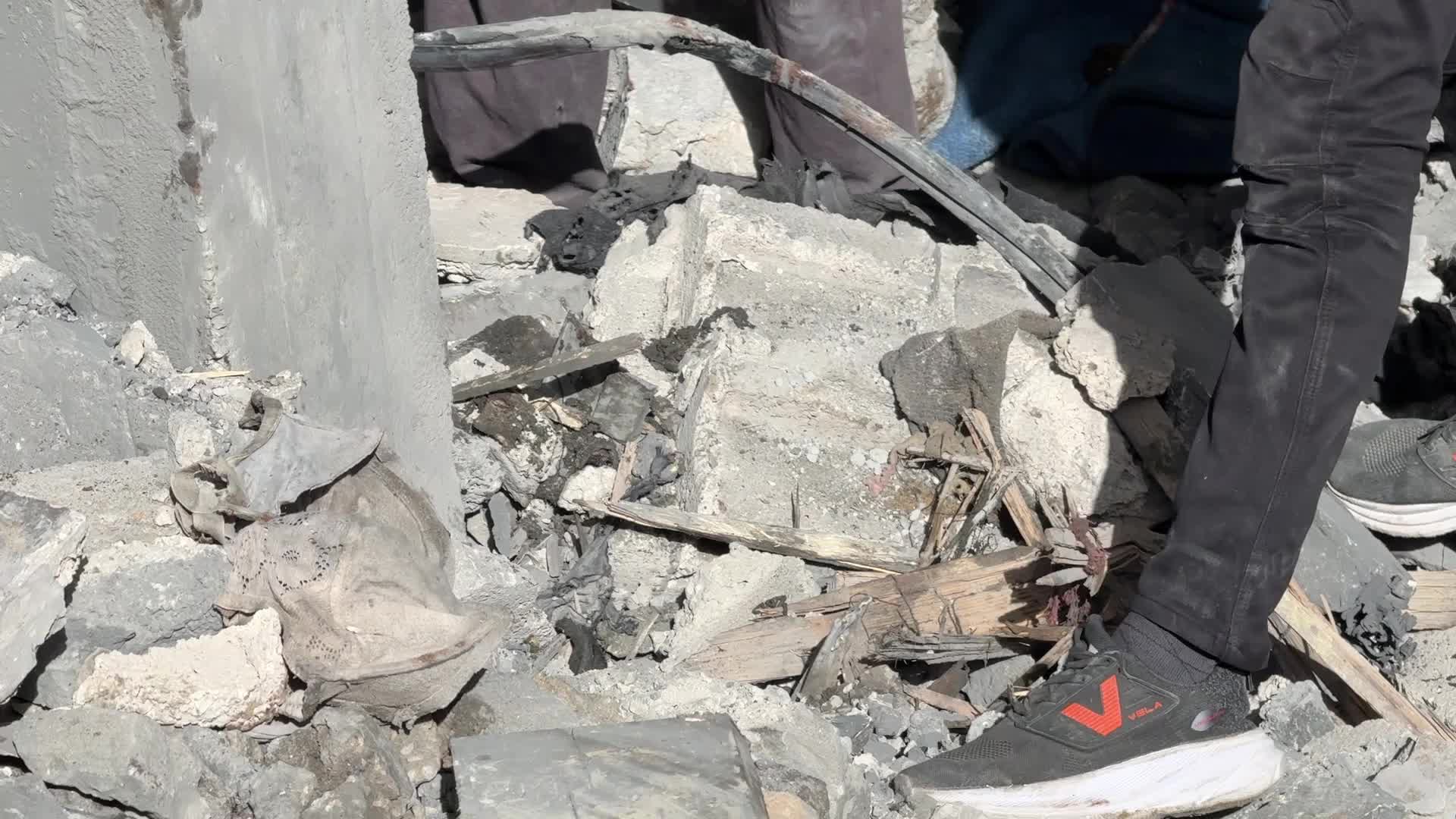 Damaged Police Station After the Israeli Aristrike In Gaza, Palestine