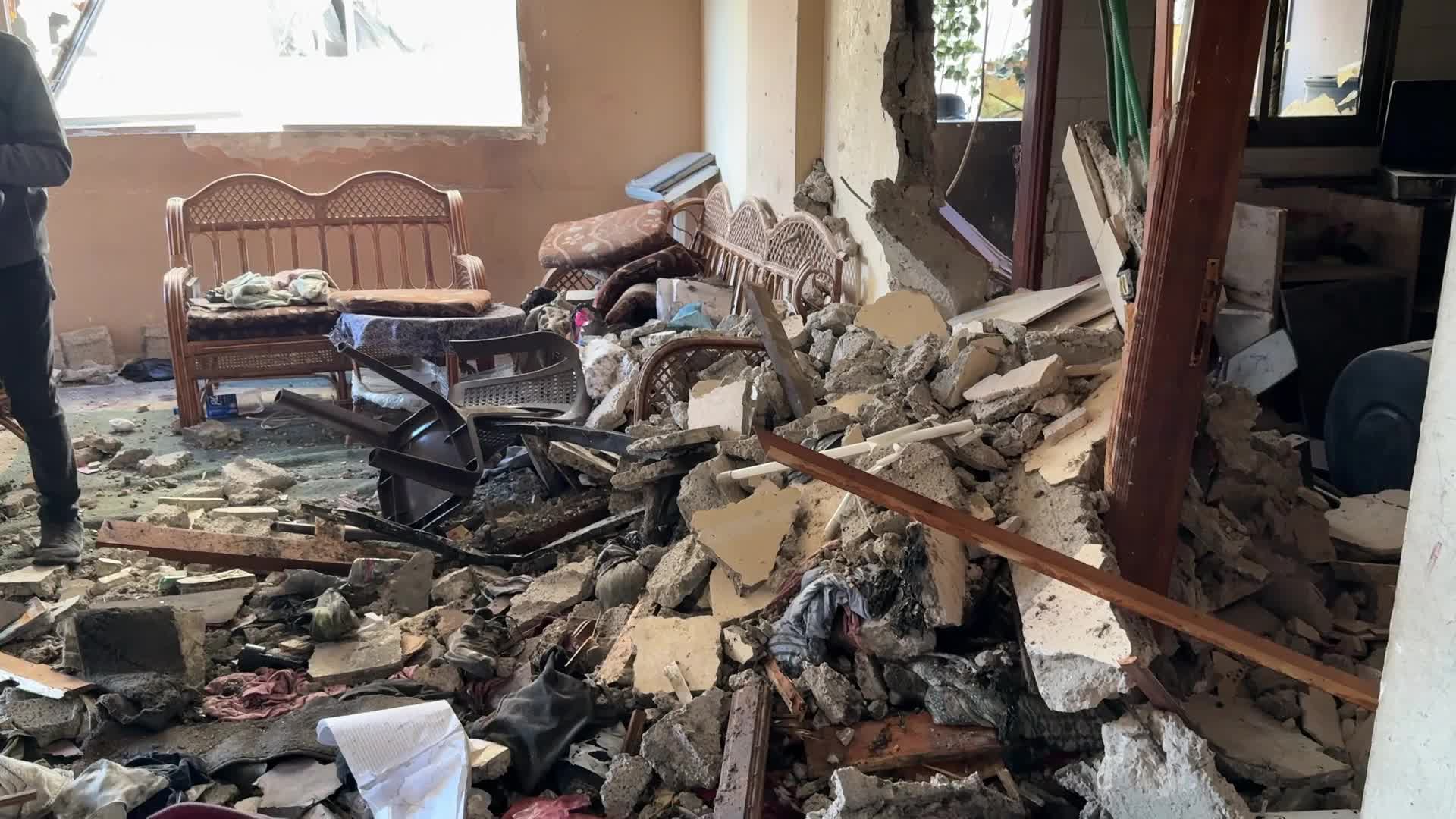 Aftermath of ISraeli Airstrike In Gaza, Palestine
