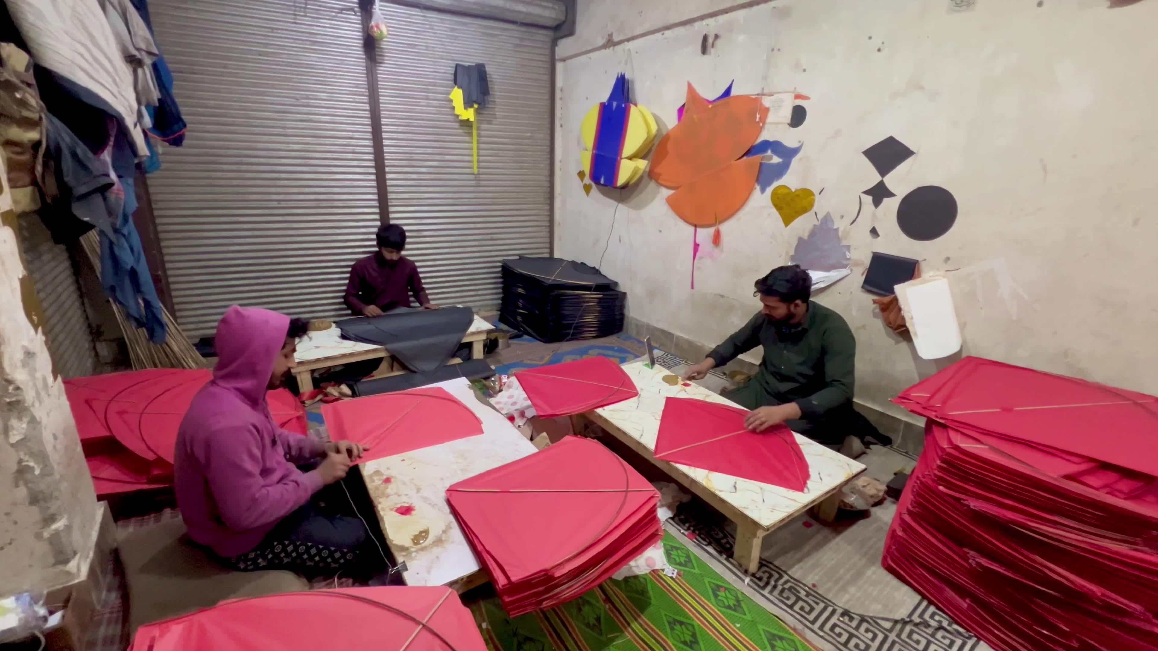 Preparations for upcoming sprint Basant festival in Pakistan 