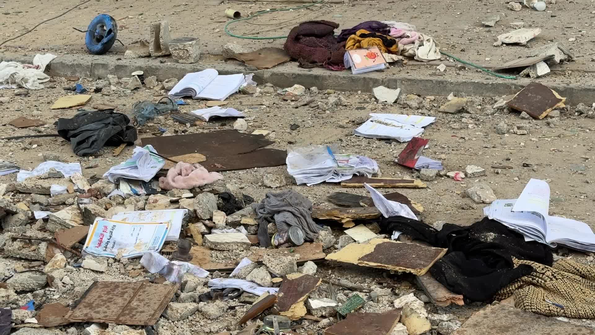 Aftermath of ISraeli Airstrike In Gaza, Palestine