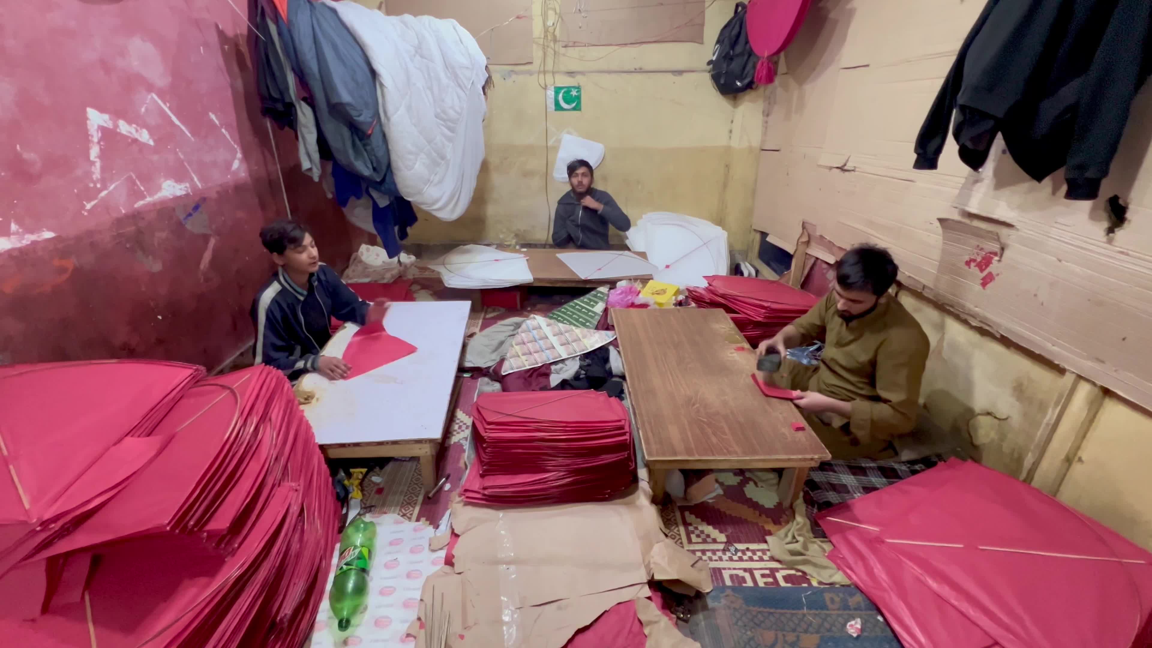 Preparations for upcoming sprint Basant festival in Pakistan 