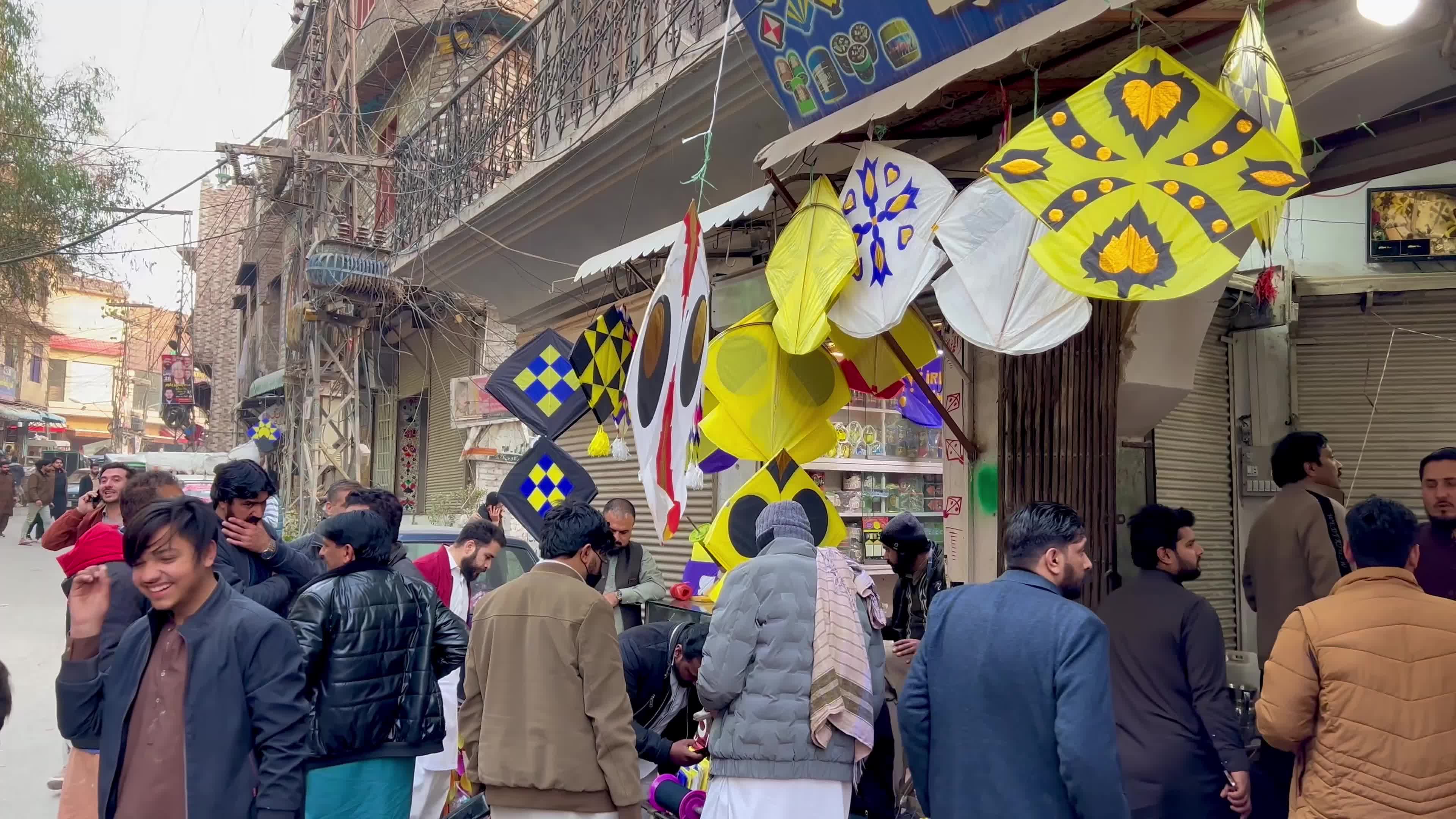 Preparations for upcoming spring Basant kite flying festival in Pakistan 