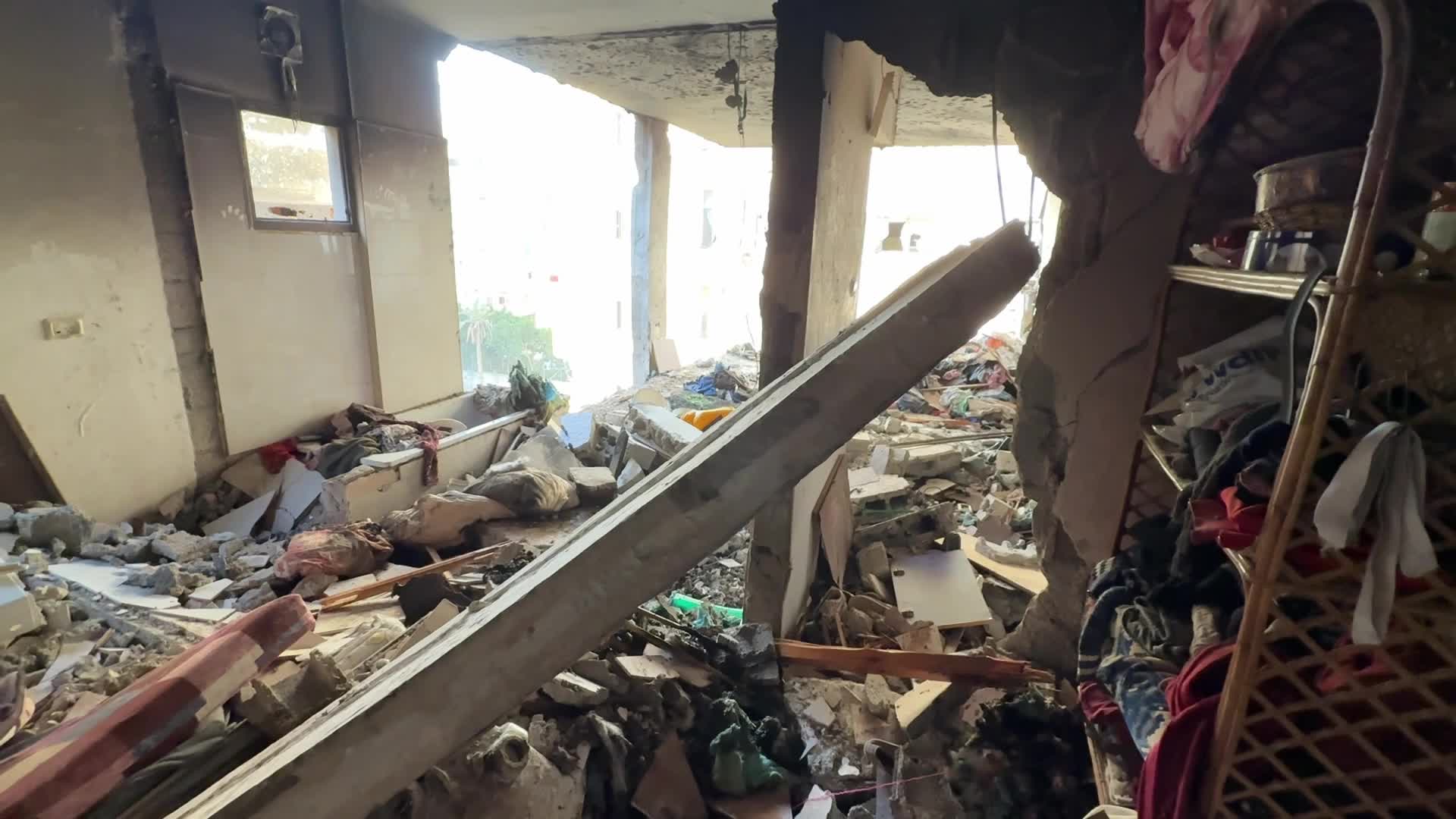 Aftermath of ISraeli Airstrike In Gaza, Palestine