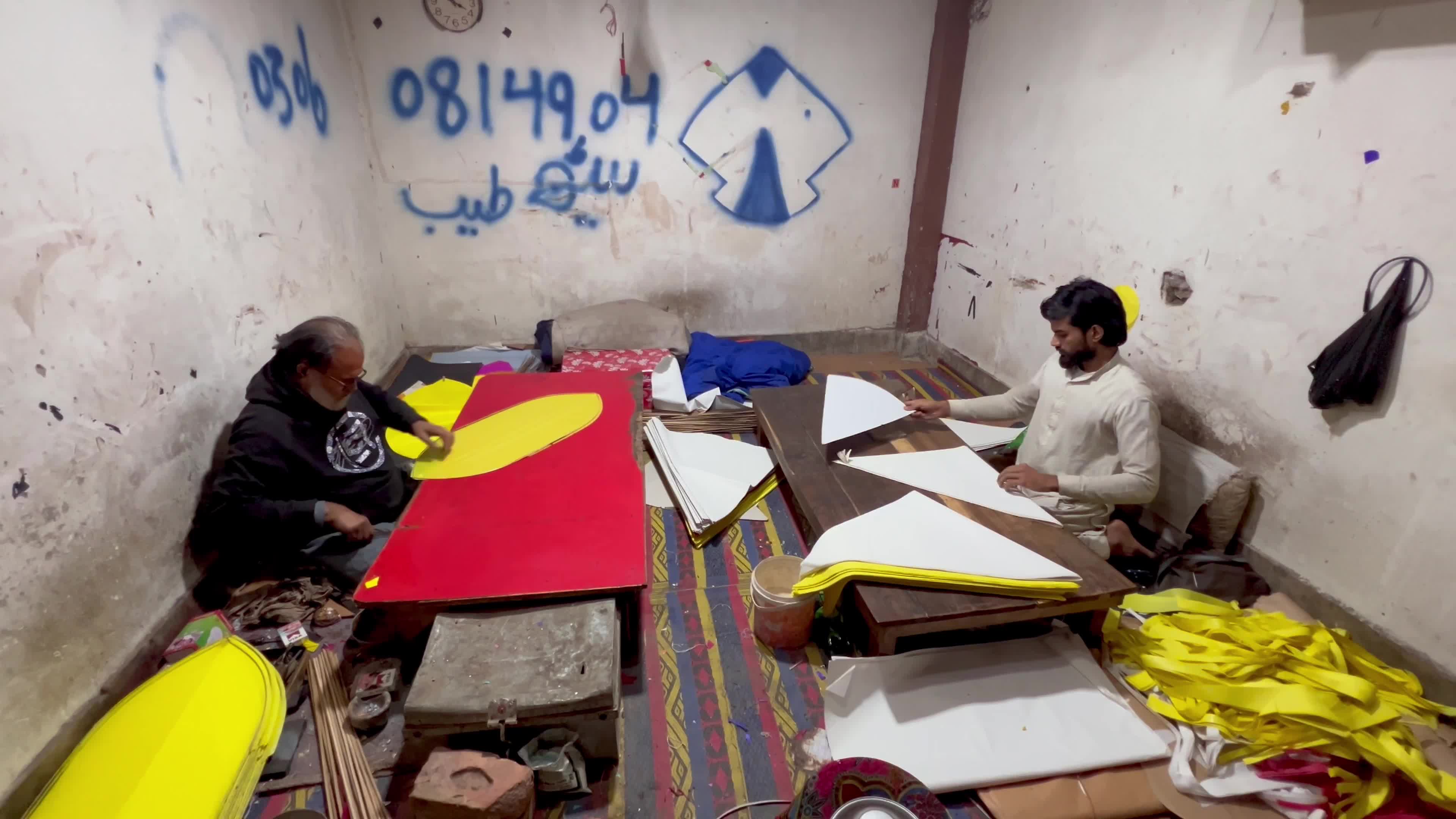 Preparations for upcoming sprint Basant festival in Pakistan 