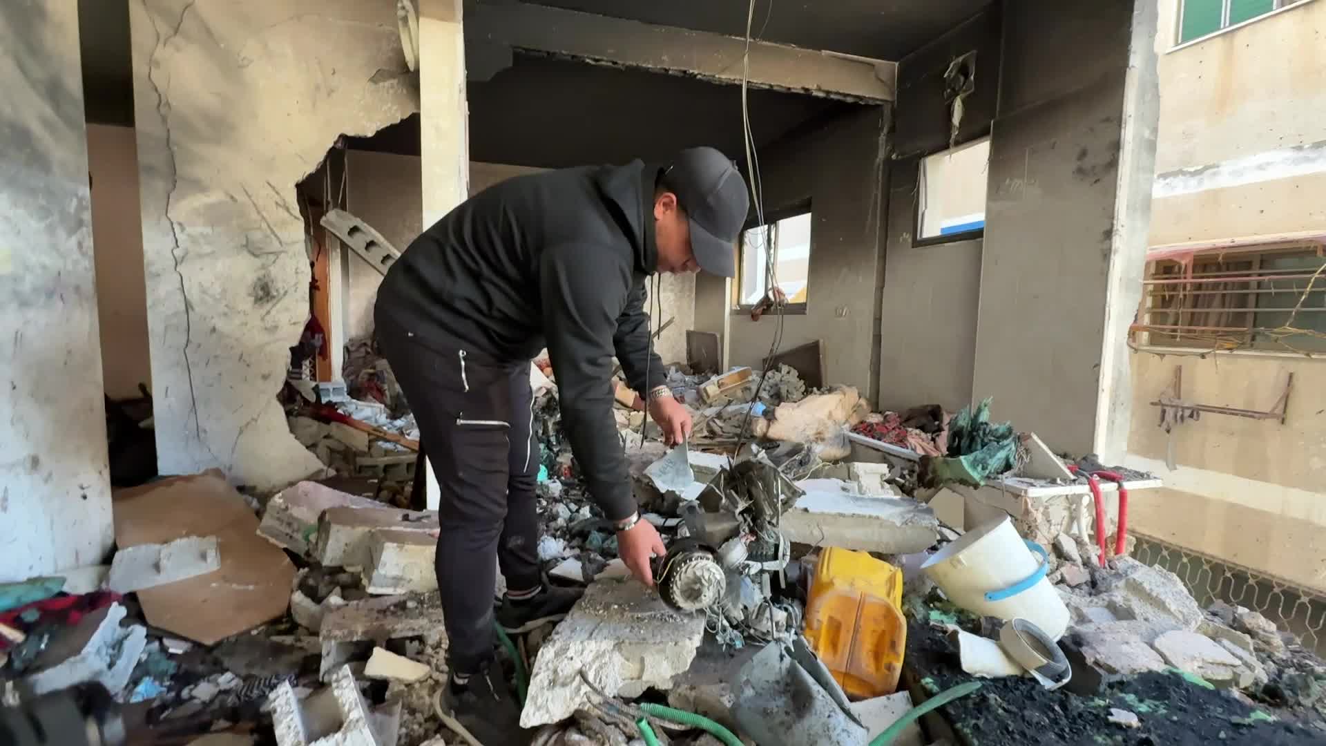 Aftermath of ISraeli Airstrike In Gaza, Palestine