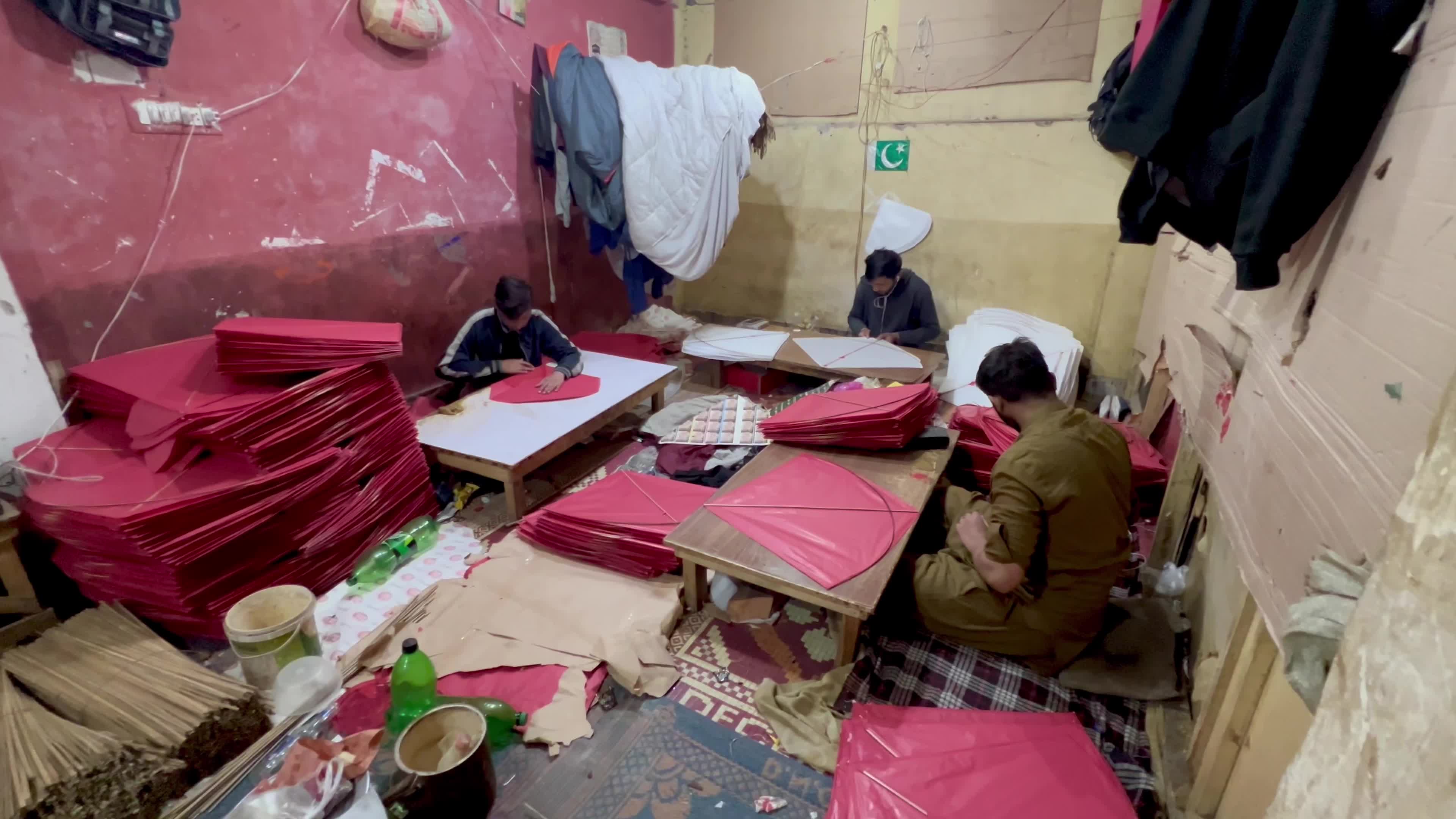 Preparations for upcoming sprint Basant festival in Pakistan 