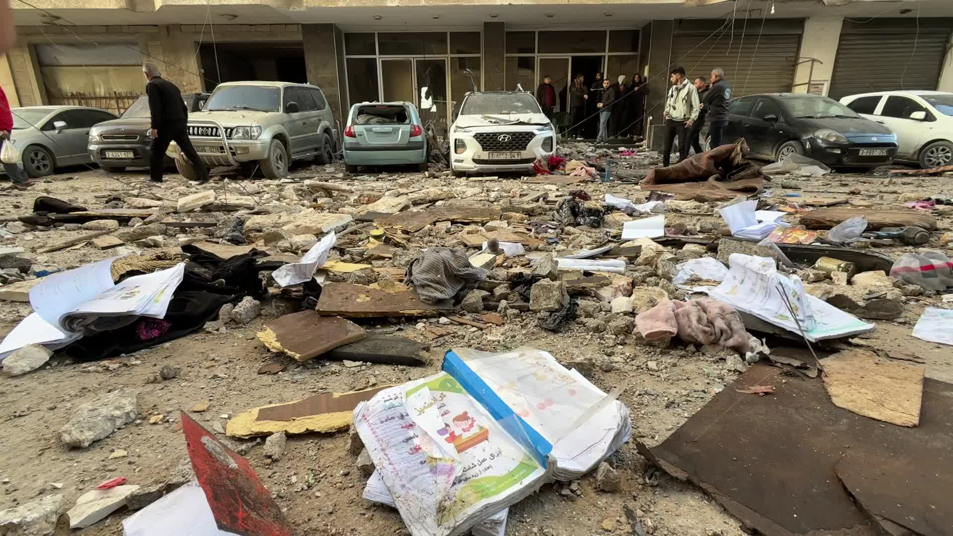 Aftermath of ISraeli Airstrike In Gaza, Palestine