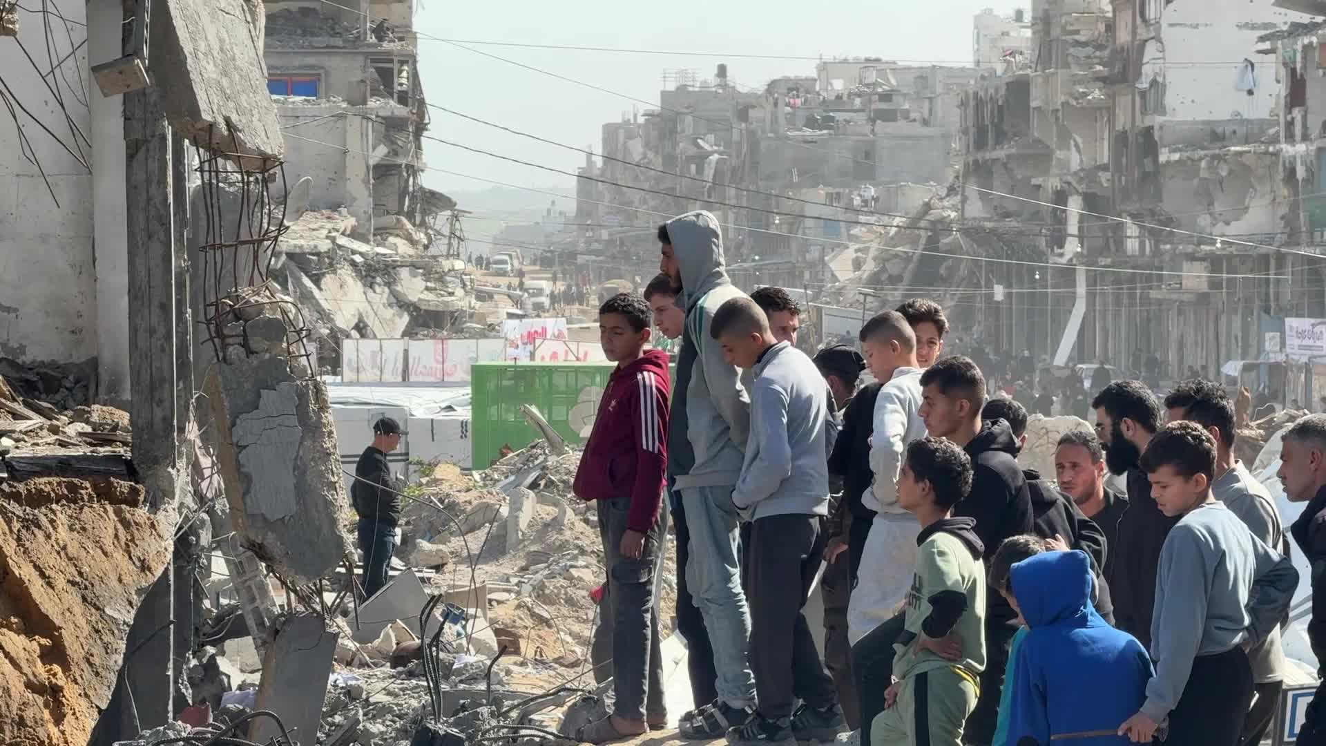 Damaged Police Station After the Israeli Aristrike In Gaza, Palestine