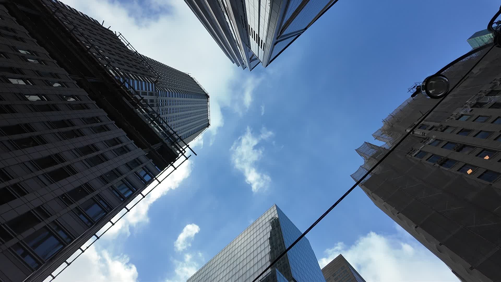 New York City Looking Up