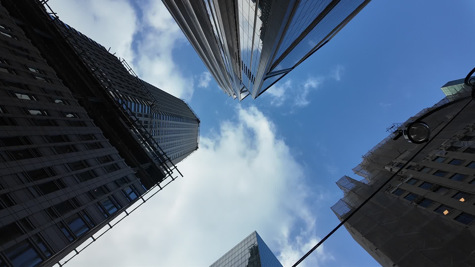 New York City Looking Up