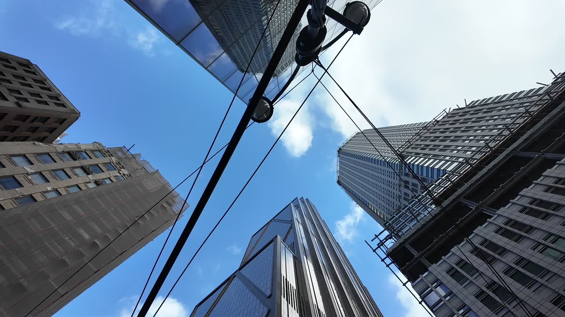 New York City Looking Up