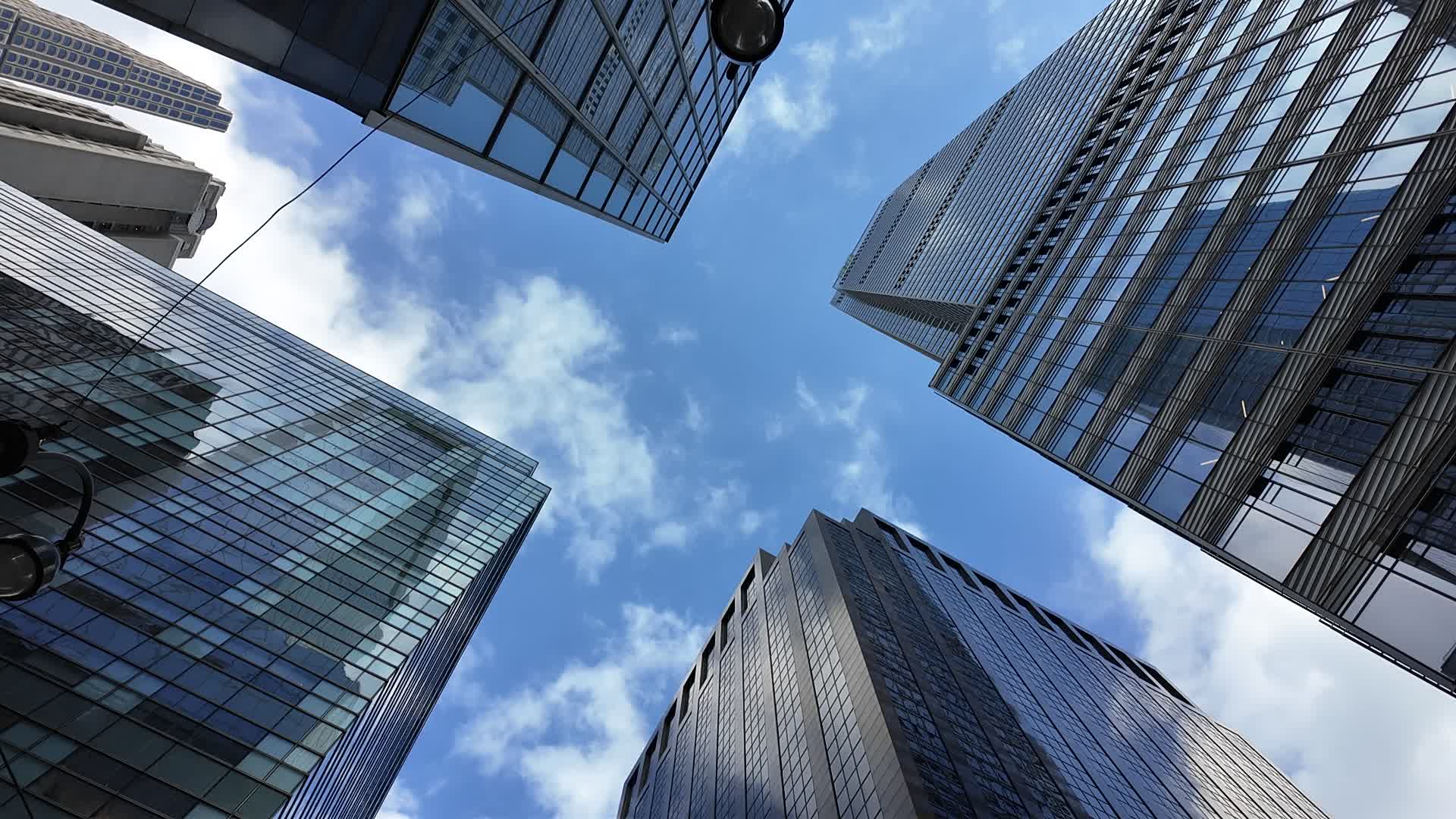 New York City Looking Up