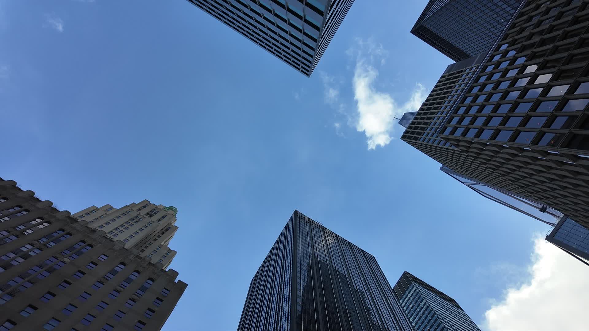 New York City Looking Up