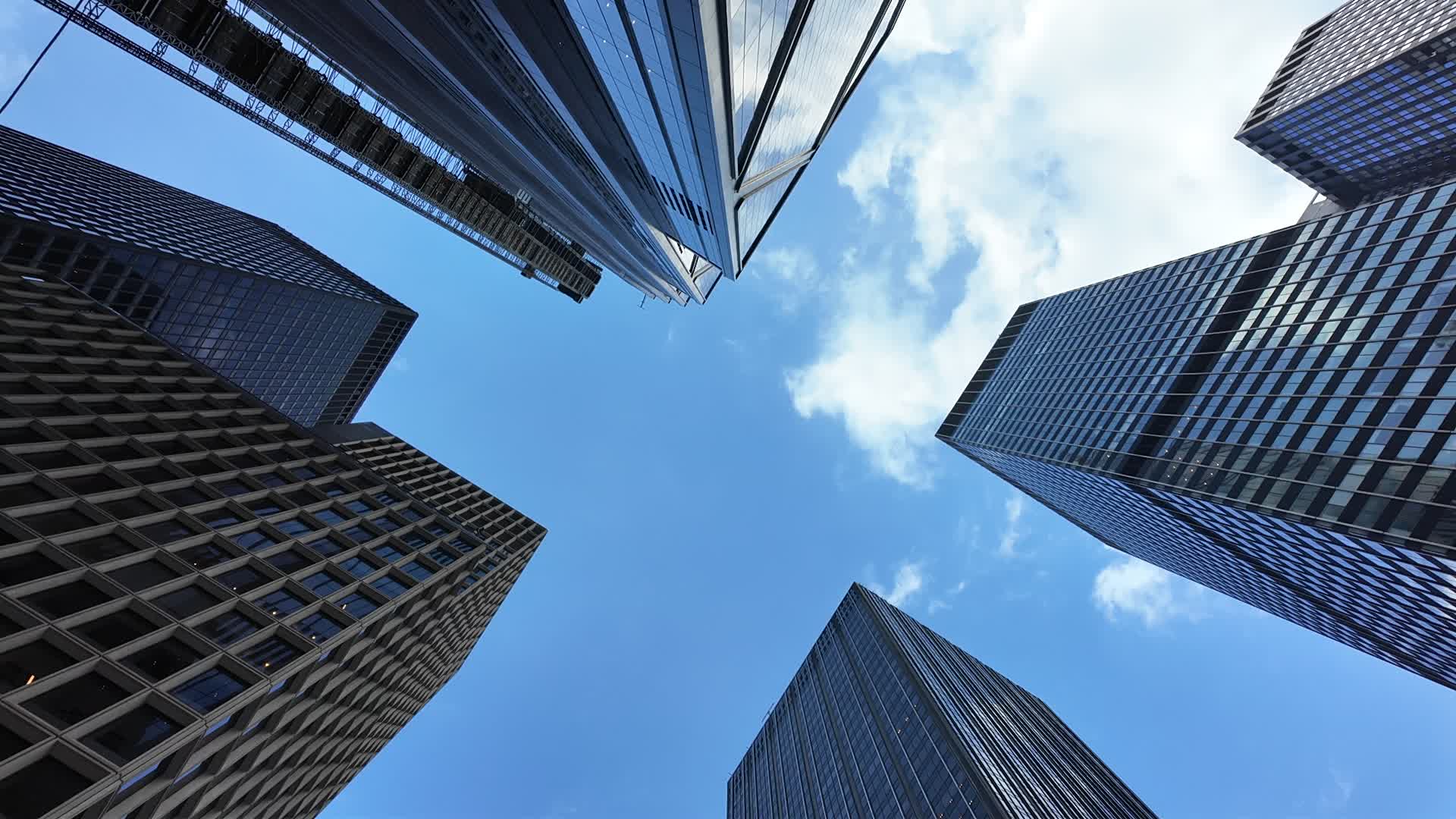 New York City Looking Up