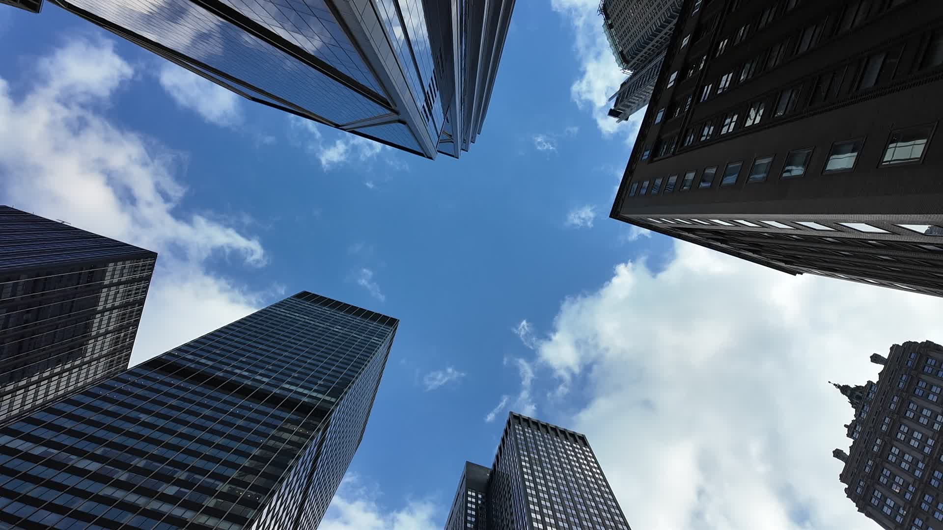New York City Looking Up