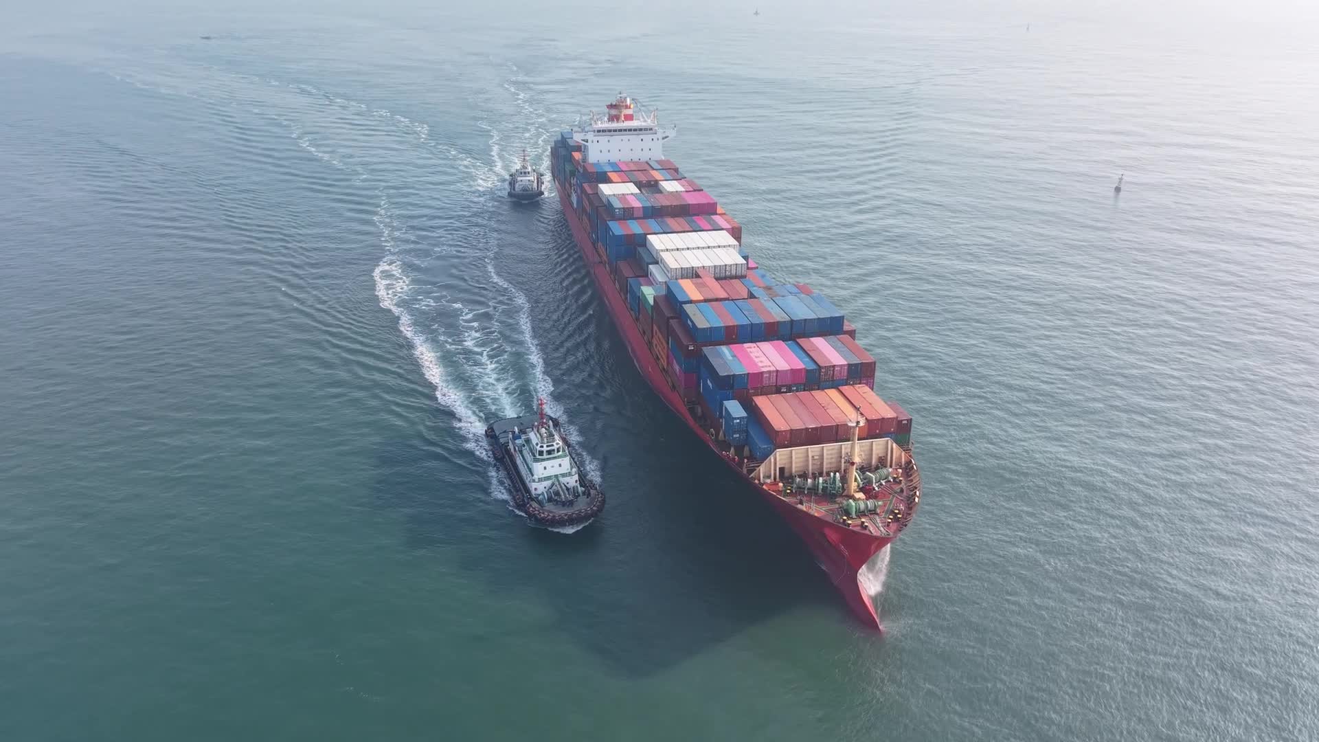 Foreign Trade Containers Giant Cargo Ship - 02/04/2026