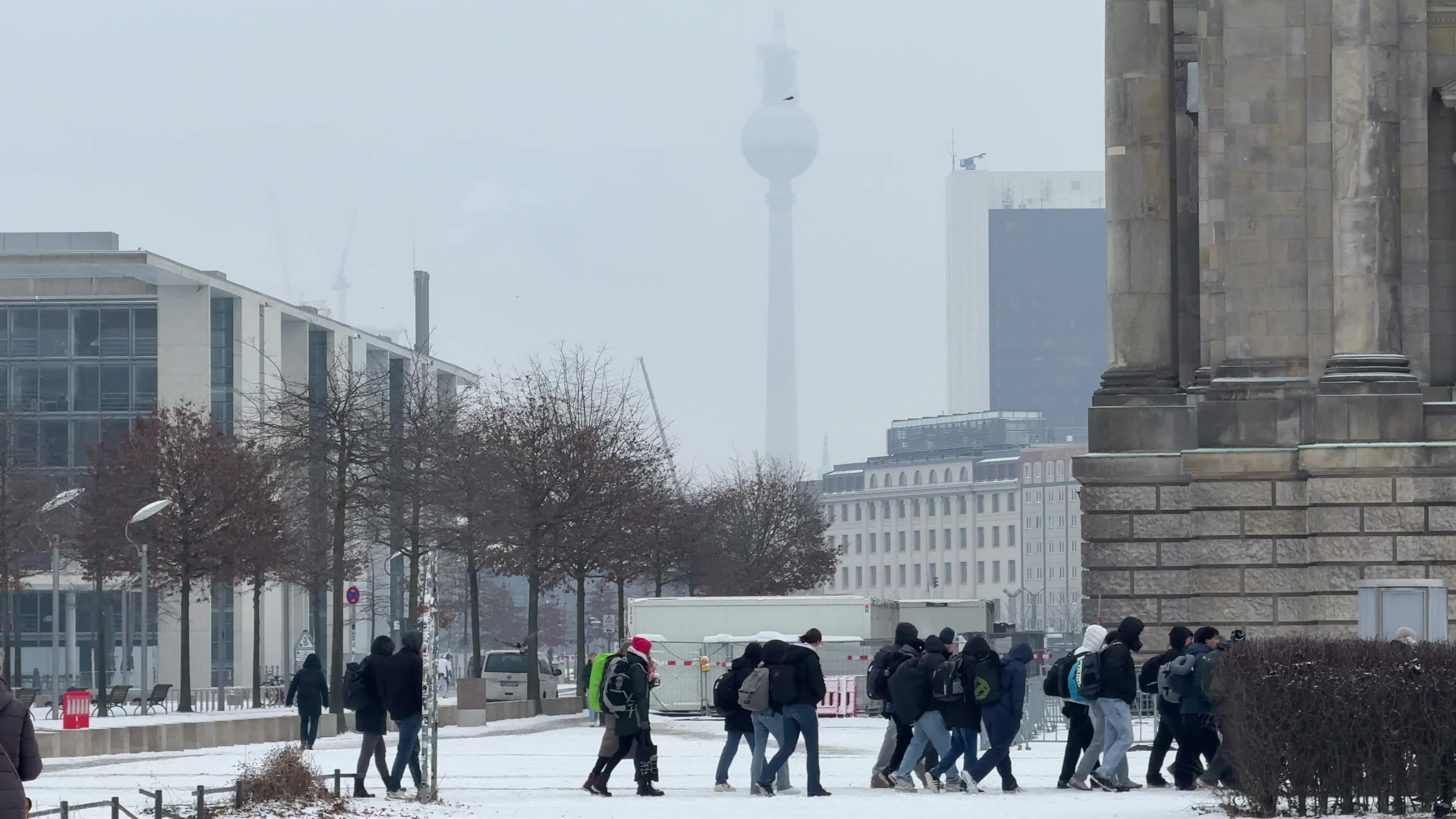 Snow in Berlin 