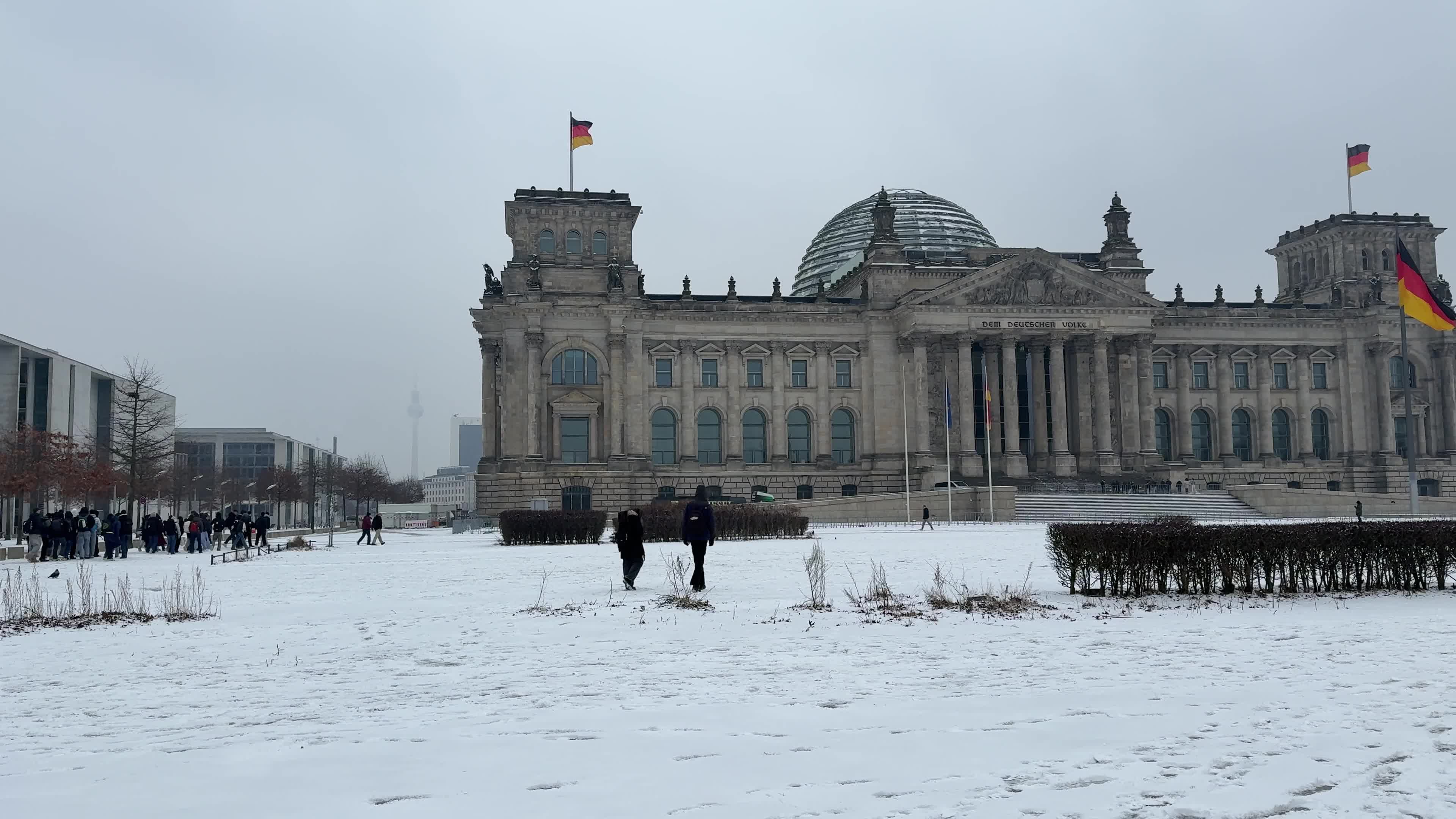 Snow in Berlin 