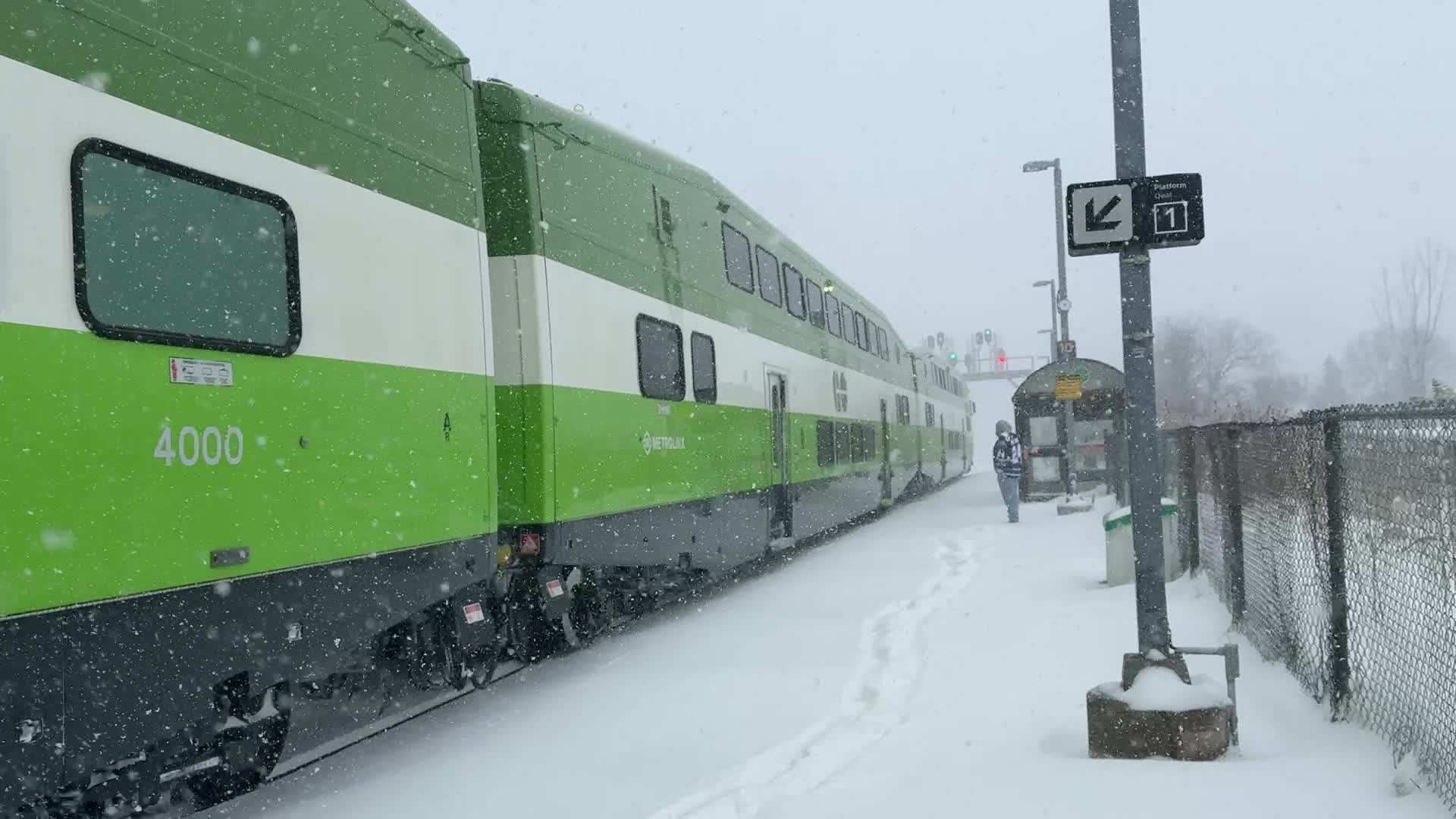 Winter Storm In Toronto, Canada