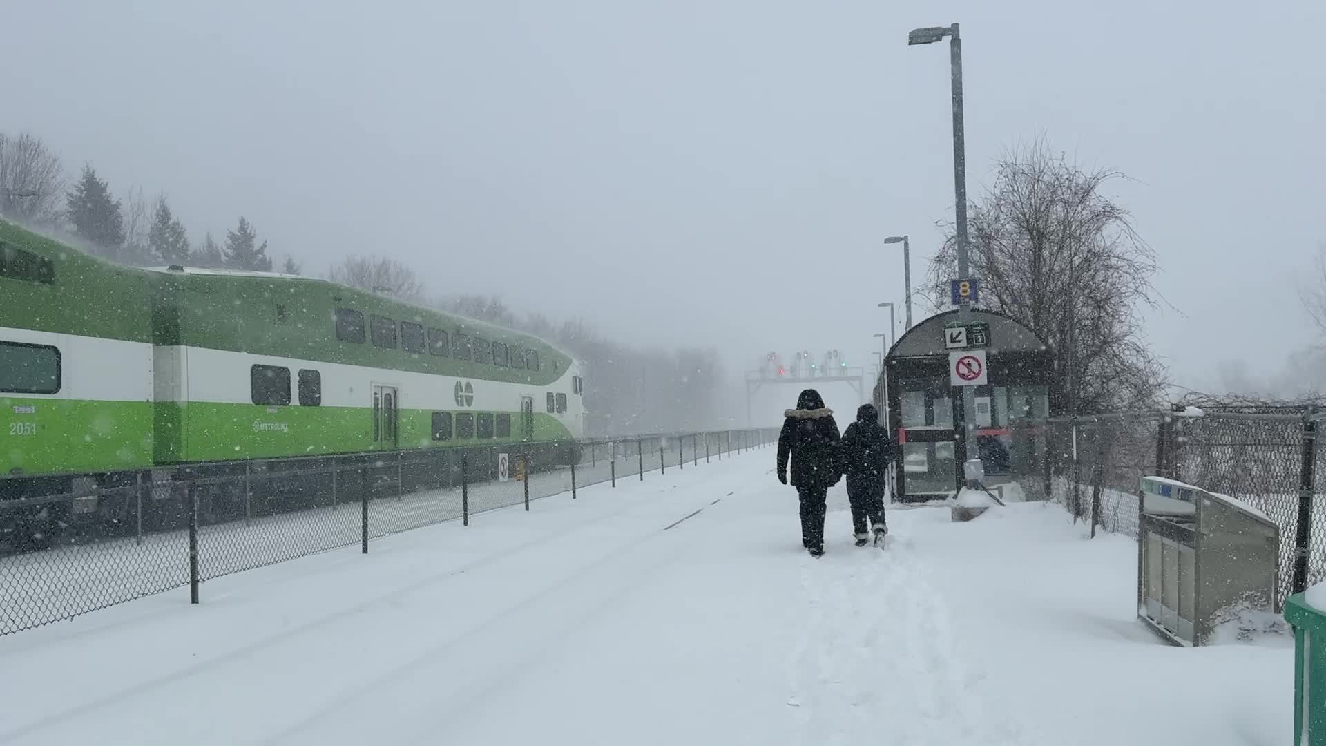 Winter Storm In Toronto, Canada