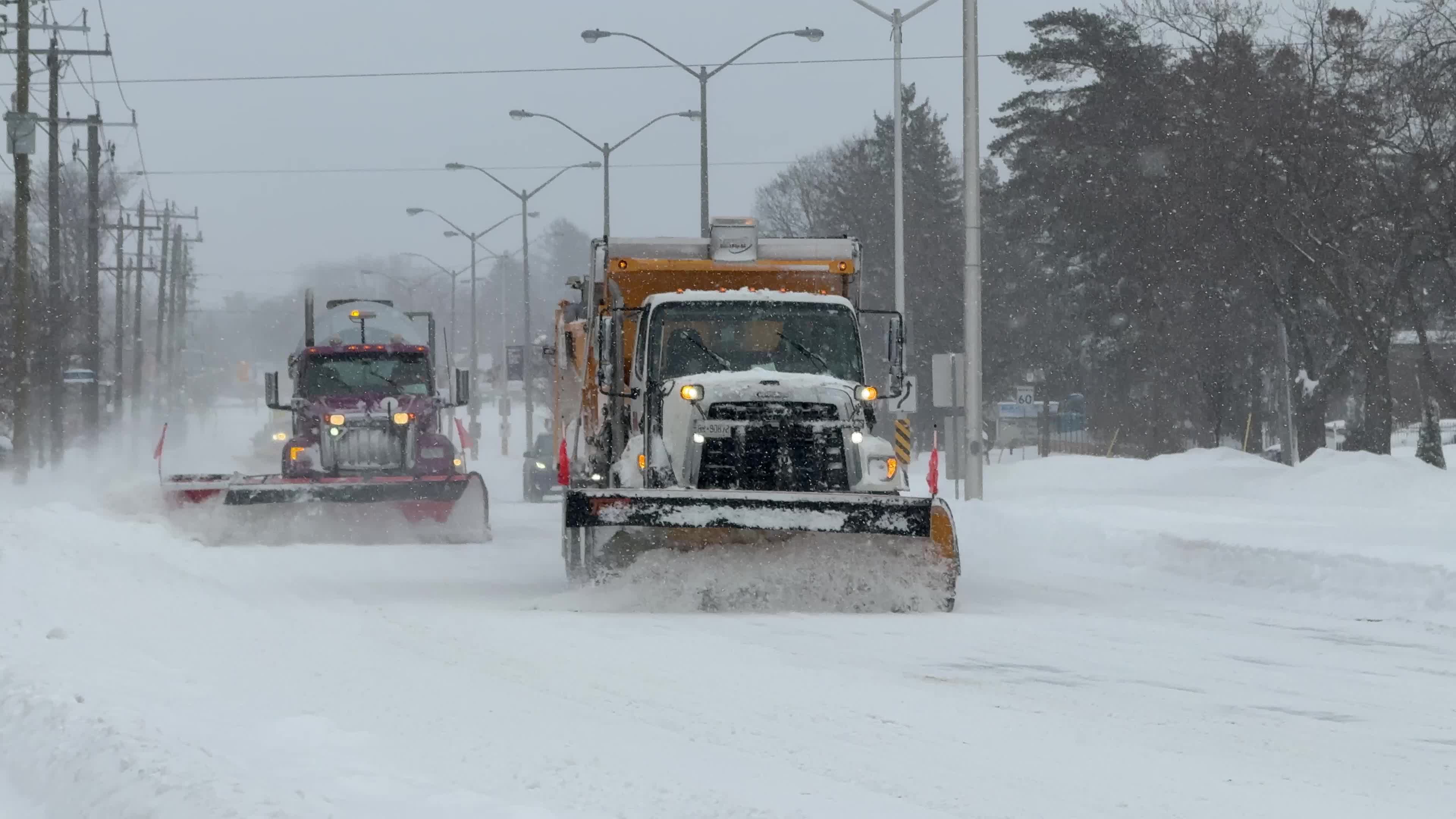 Winter Storm In Toronto, Canada