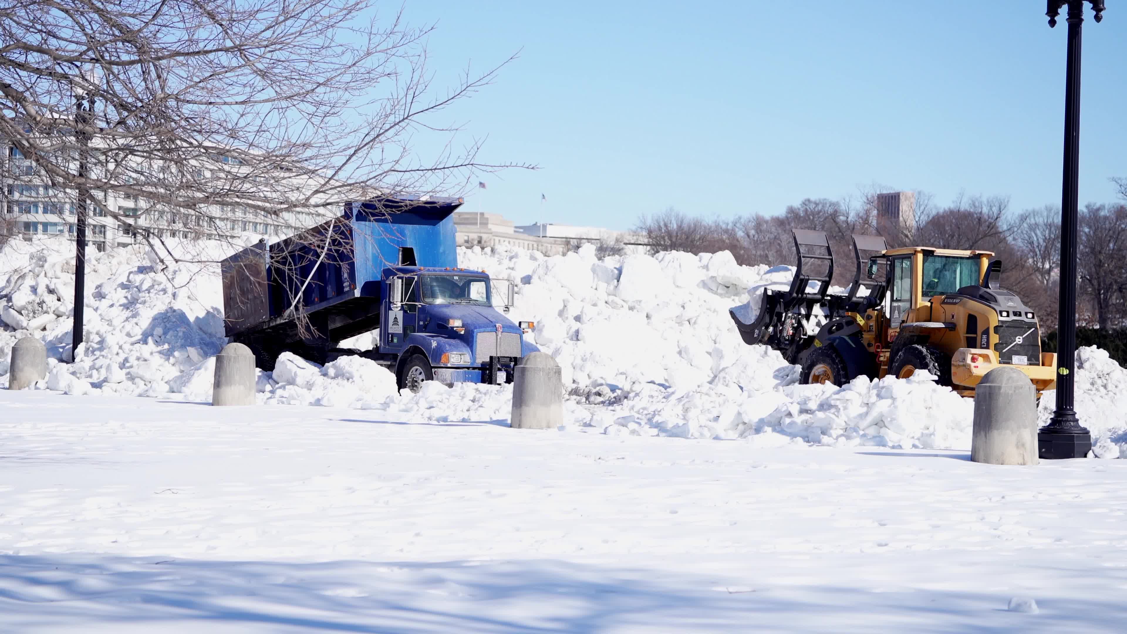 Snow-Covered Capitol Hill 
