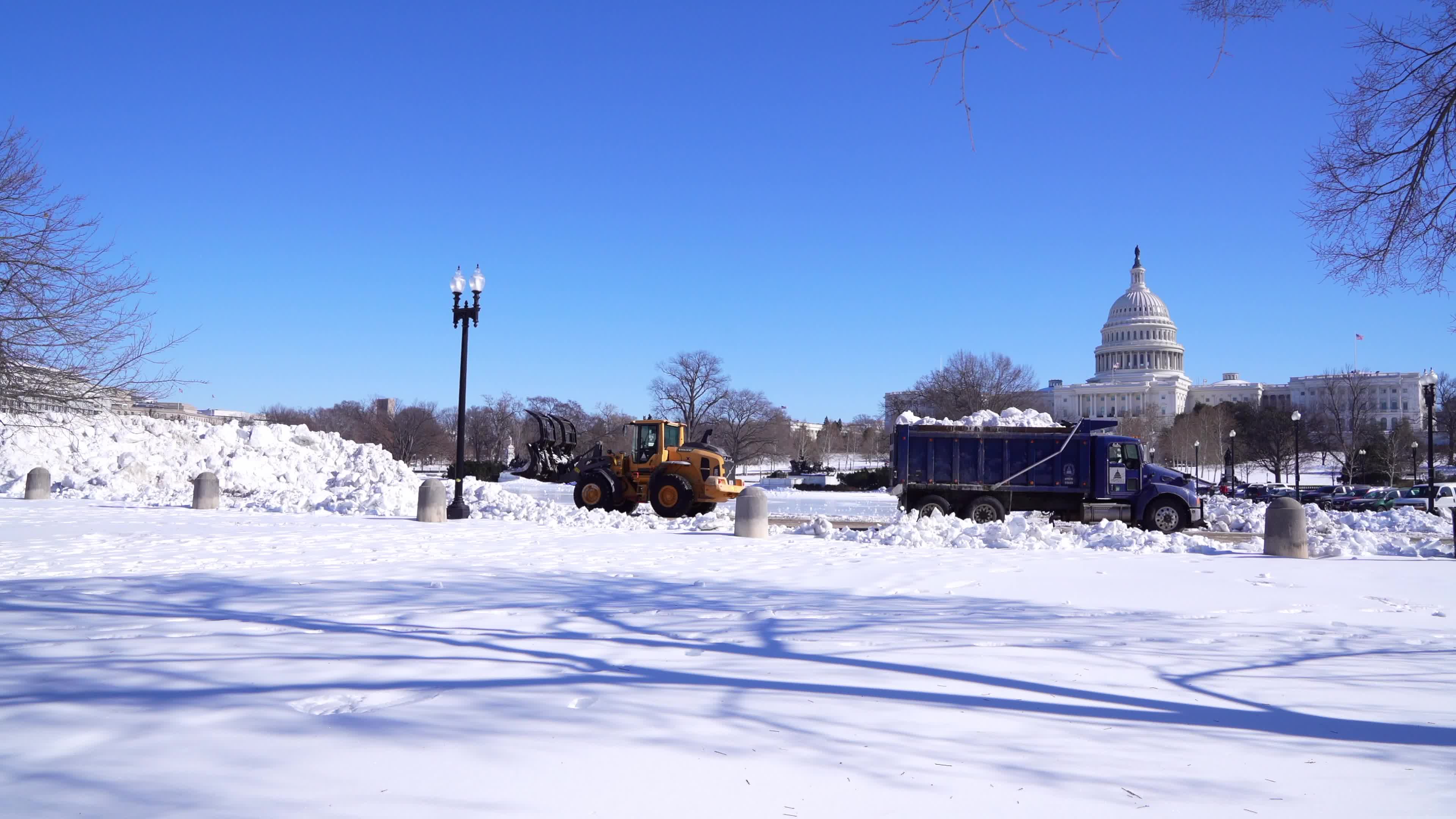 Snow-Covered Capitol Hill 