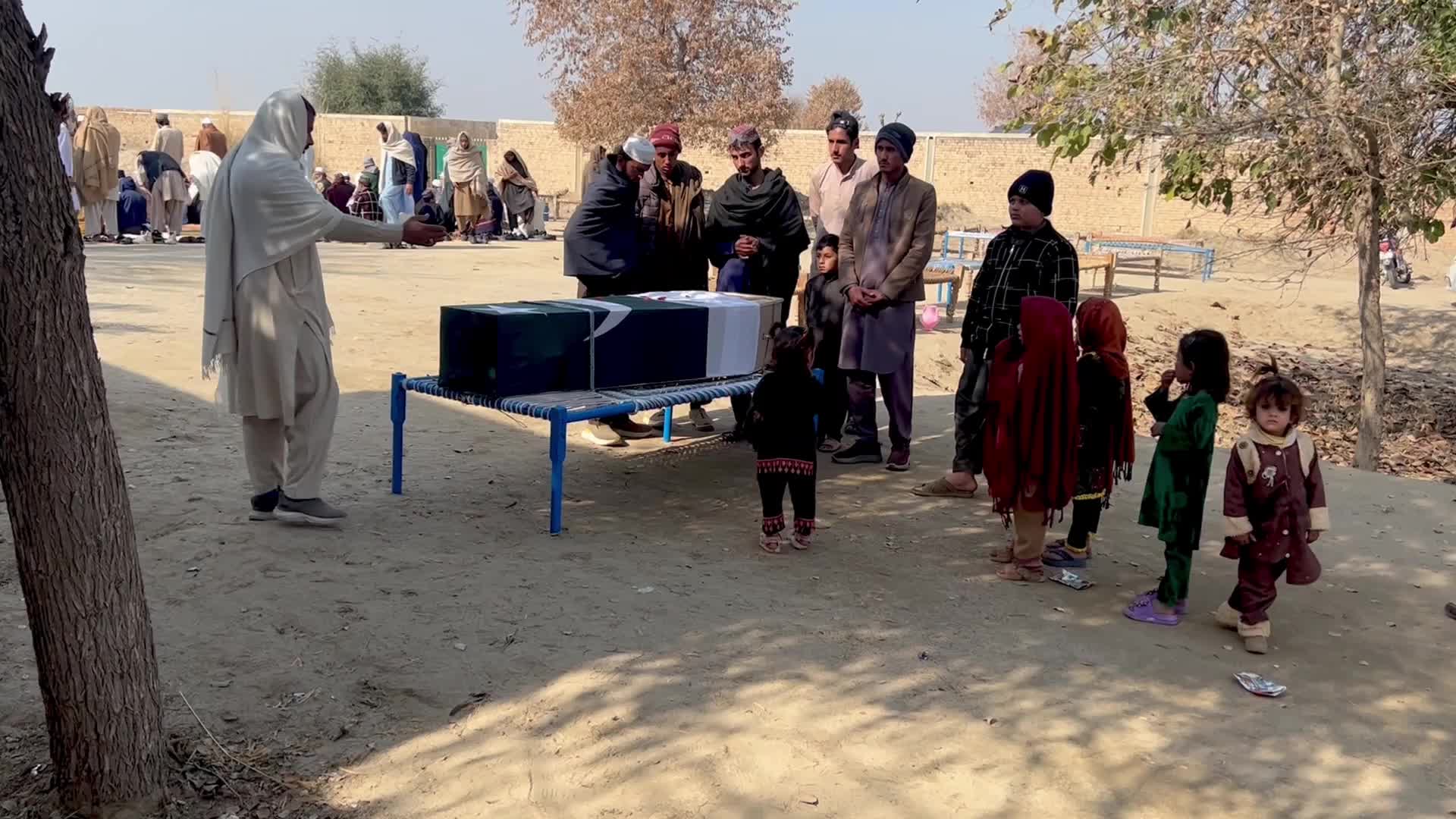 Funeral prayers held for paramilitary soldier killed in Baloch separatist attack in Lakki Marwat