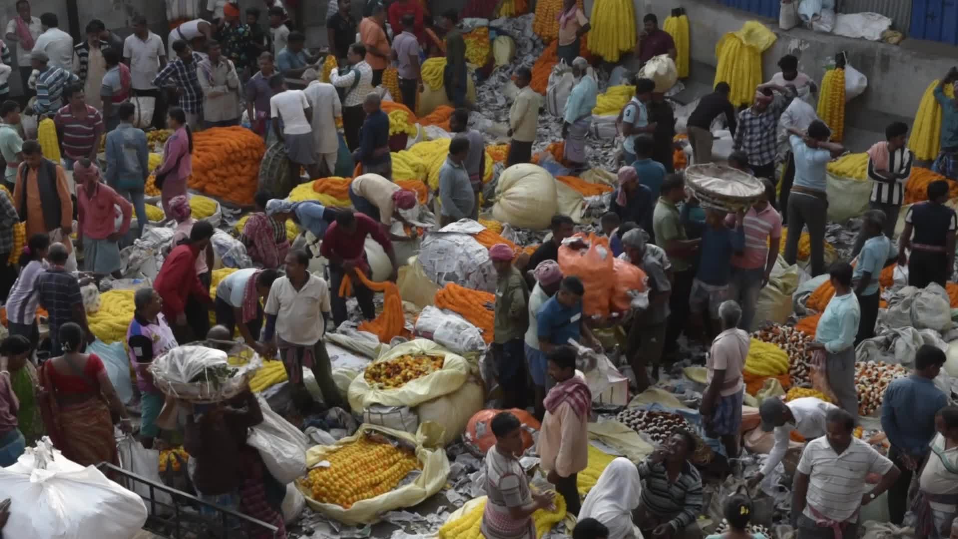 Flower Market In Kolkata