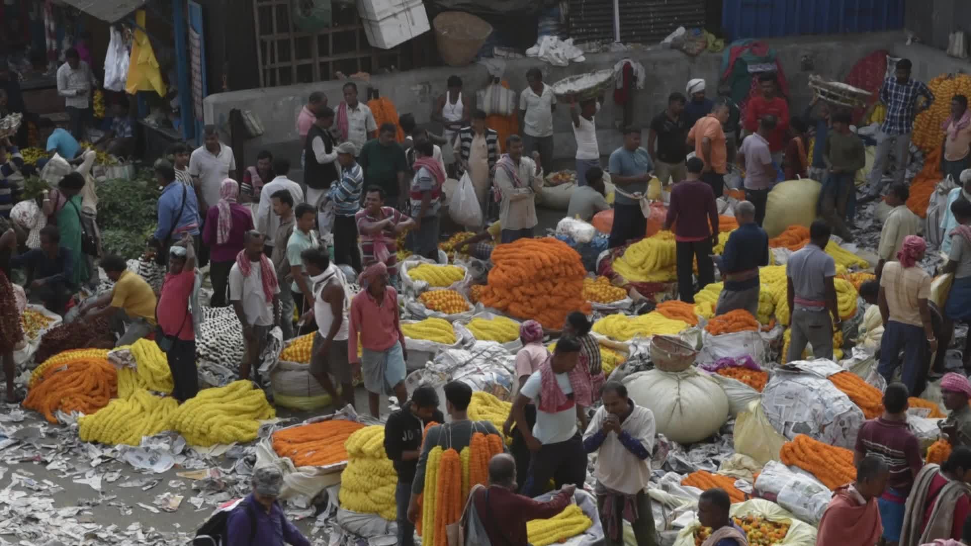 Flower Market In Kolkata
