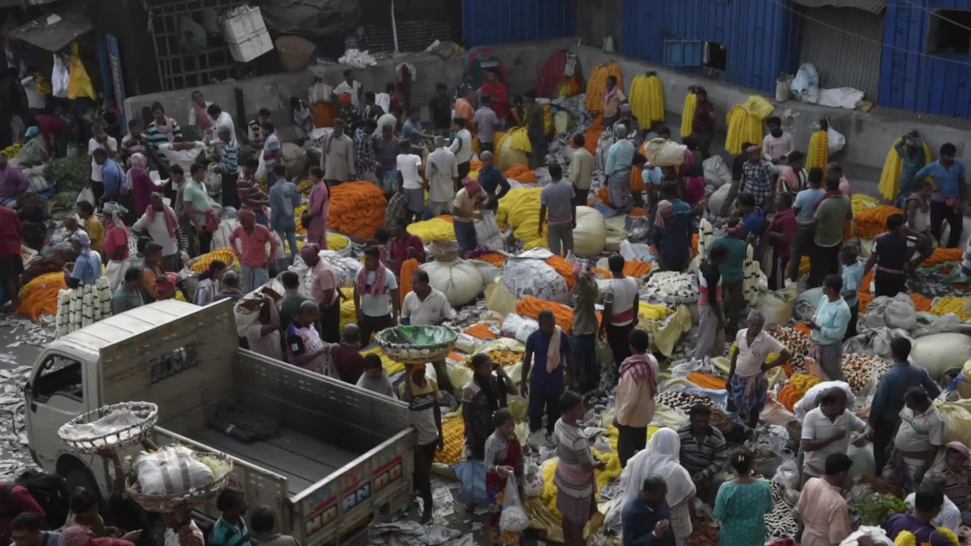 Flower Market In Kolkata