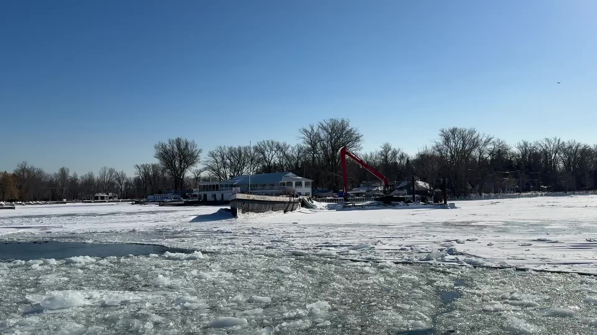 Frozen Waters Of Lake Ontario