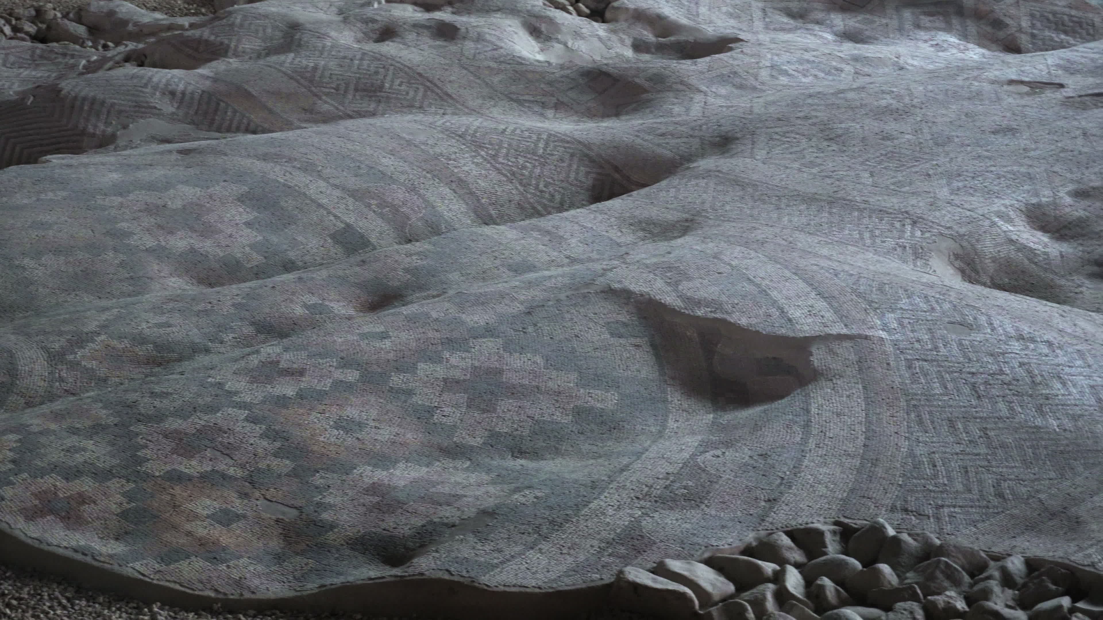 2000 year archeological site preserved inside a hotel in Antakya