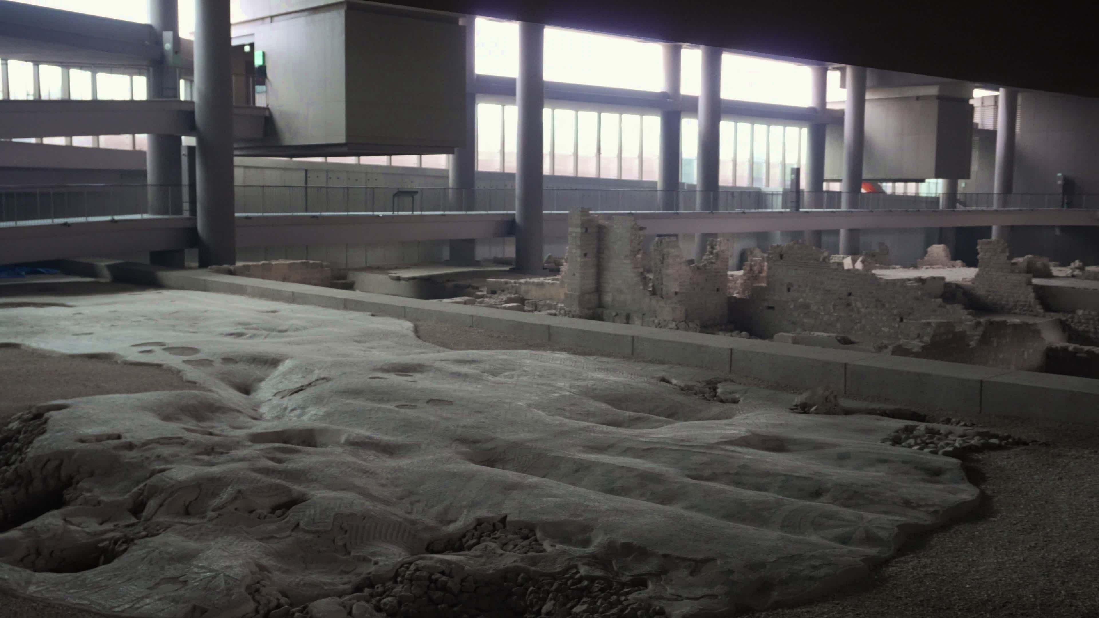 2000 year archeological site preserved inside a hotel in Antakya