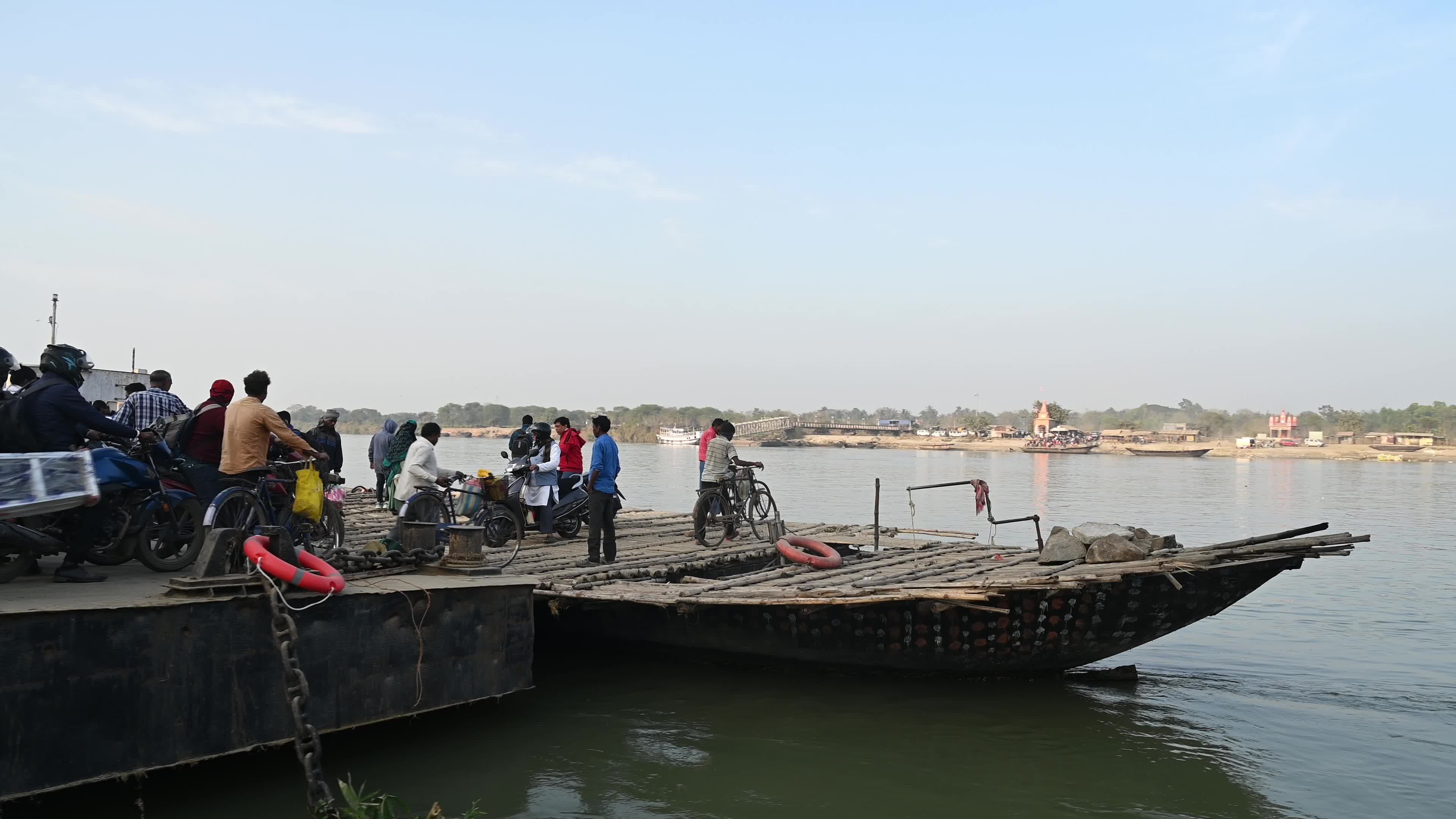 Ganges River transportation - Katwa Ganga Ghat