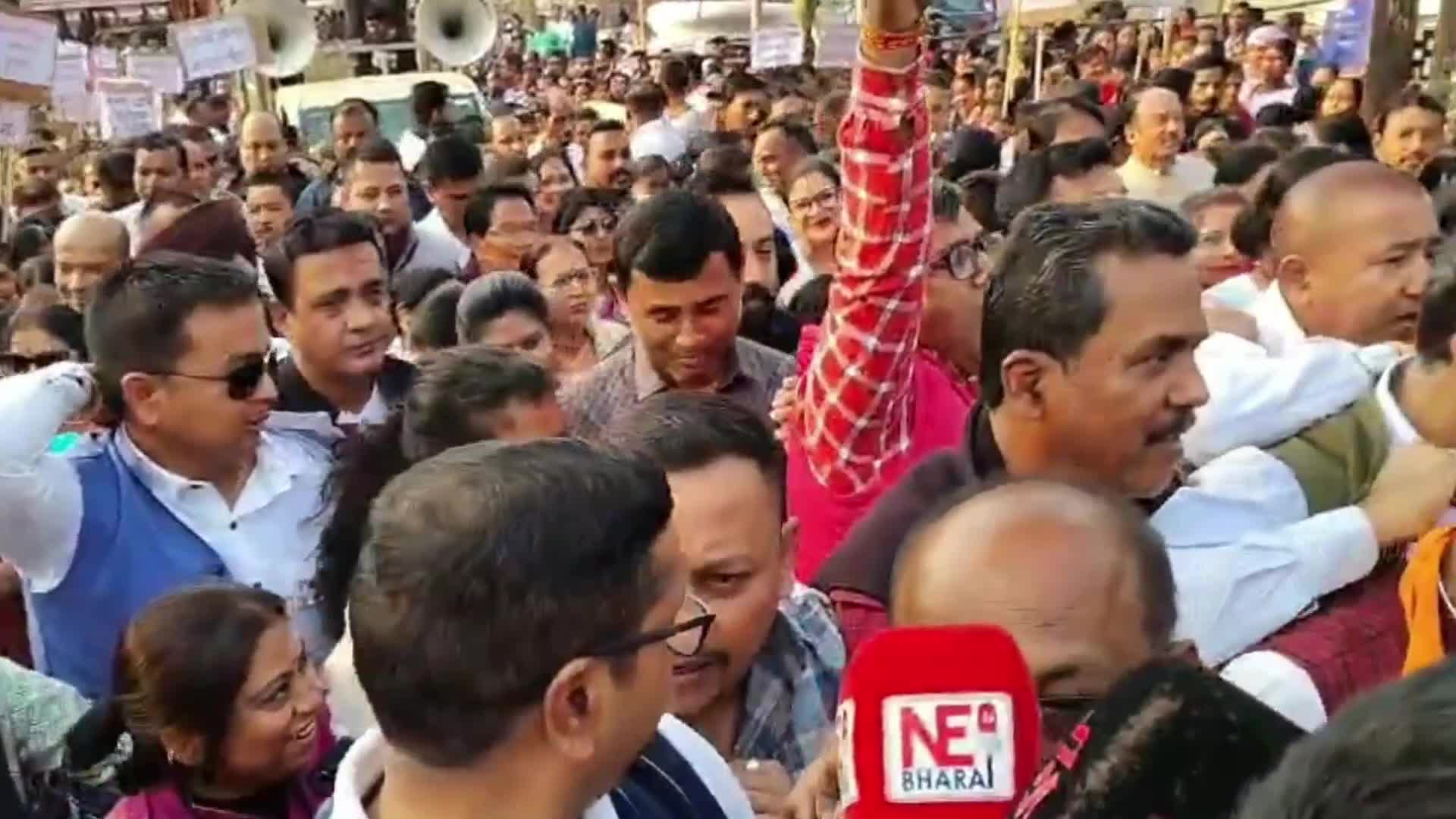 Protests after SIT report on Gaurav Gogoi’s alleged Pak links in Assam , India