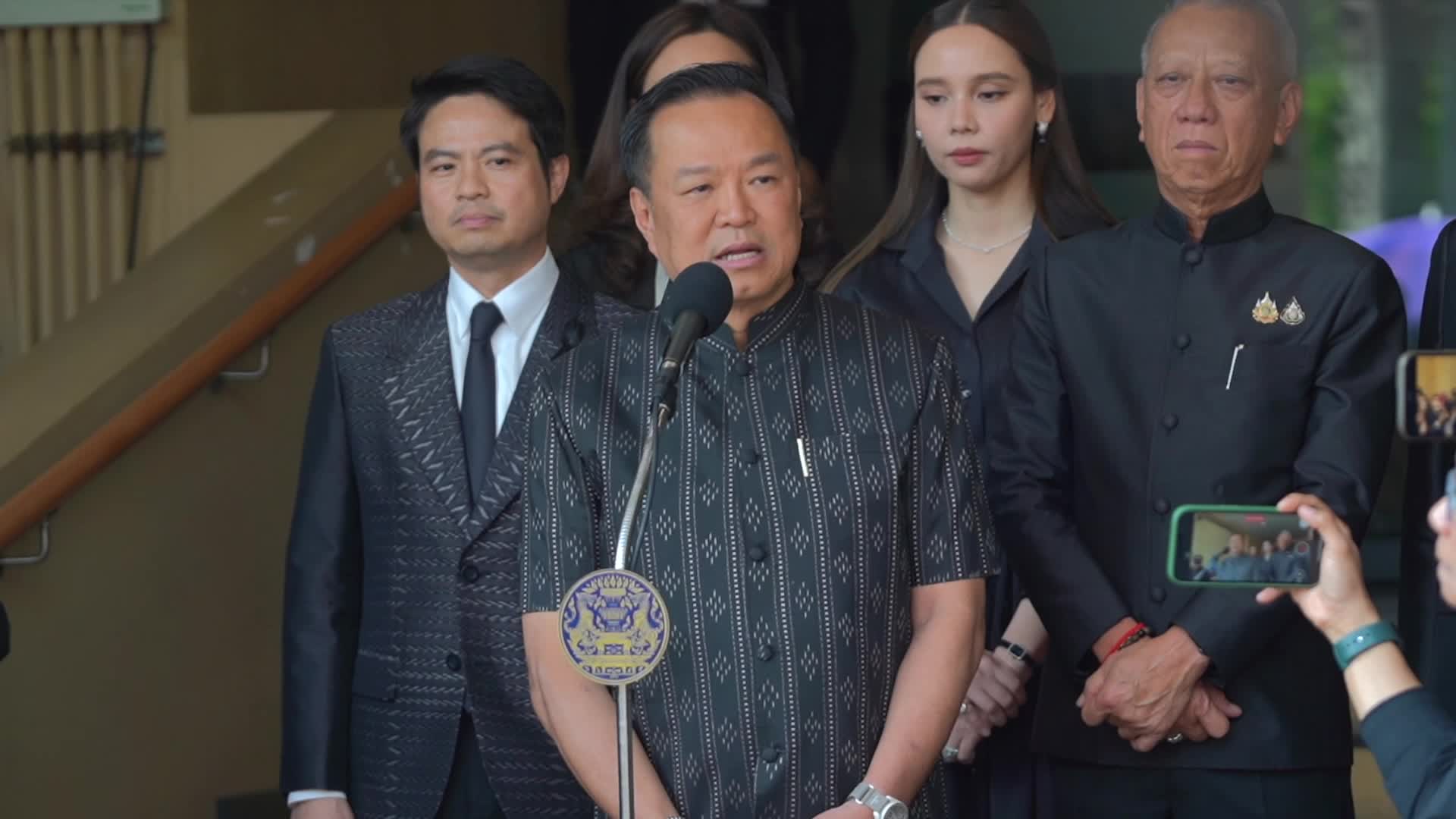 Thailand's Caretaker Prime Minister Anutin Charnvirakul Cabinet Meeting.