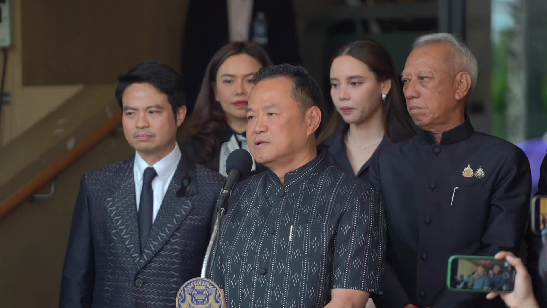 Thailand's Caretaker Prime Minister Anutin Charnvirakul Cabinet Meeting.