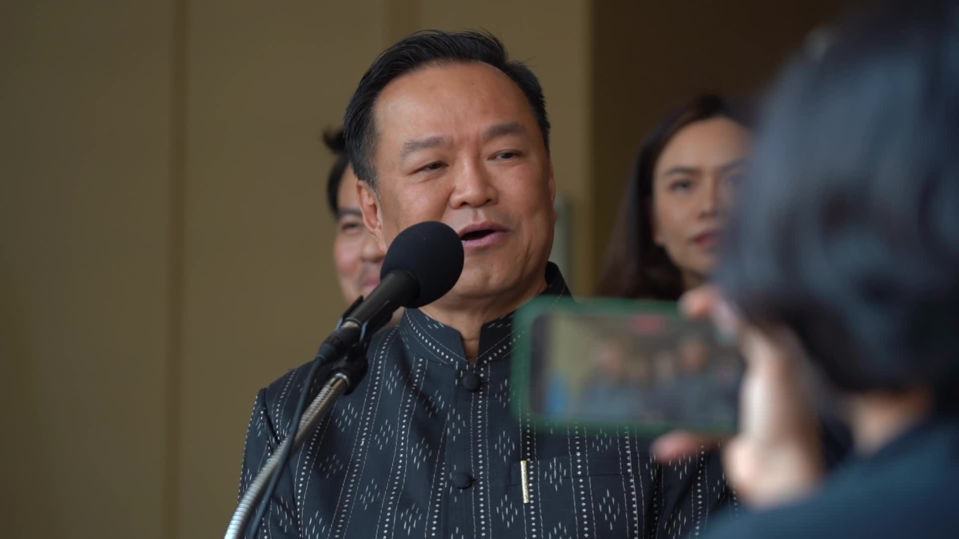Thailand's Caretaker Prime Minister Anutin Charnvirakul Cabinet Meeting.